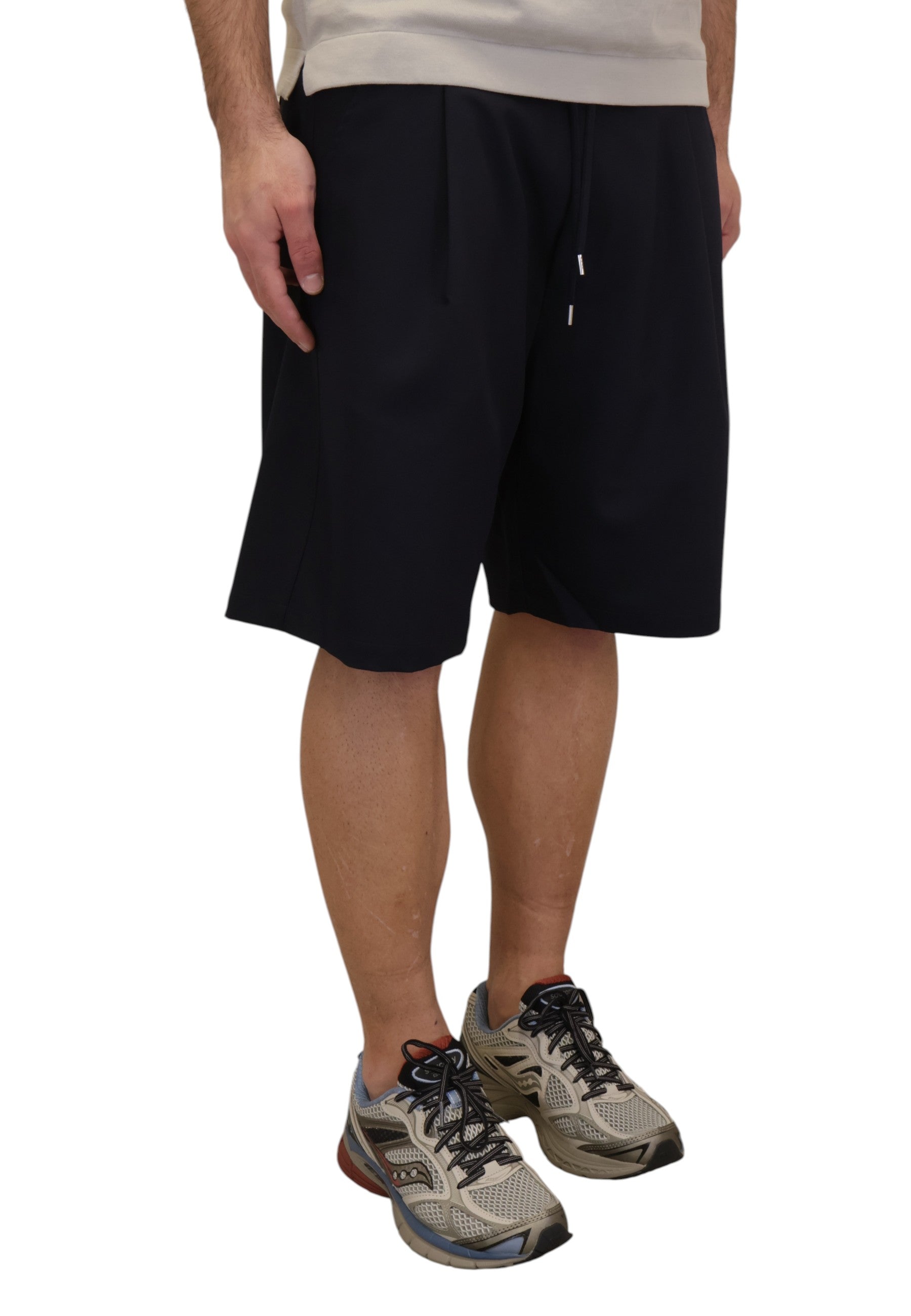 BERMUDA TASCA A FILO Blu Woc