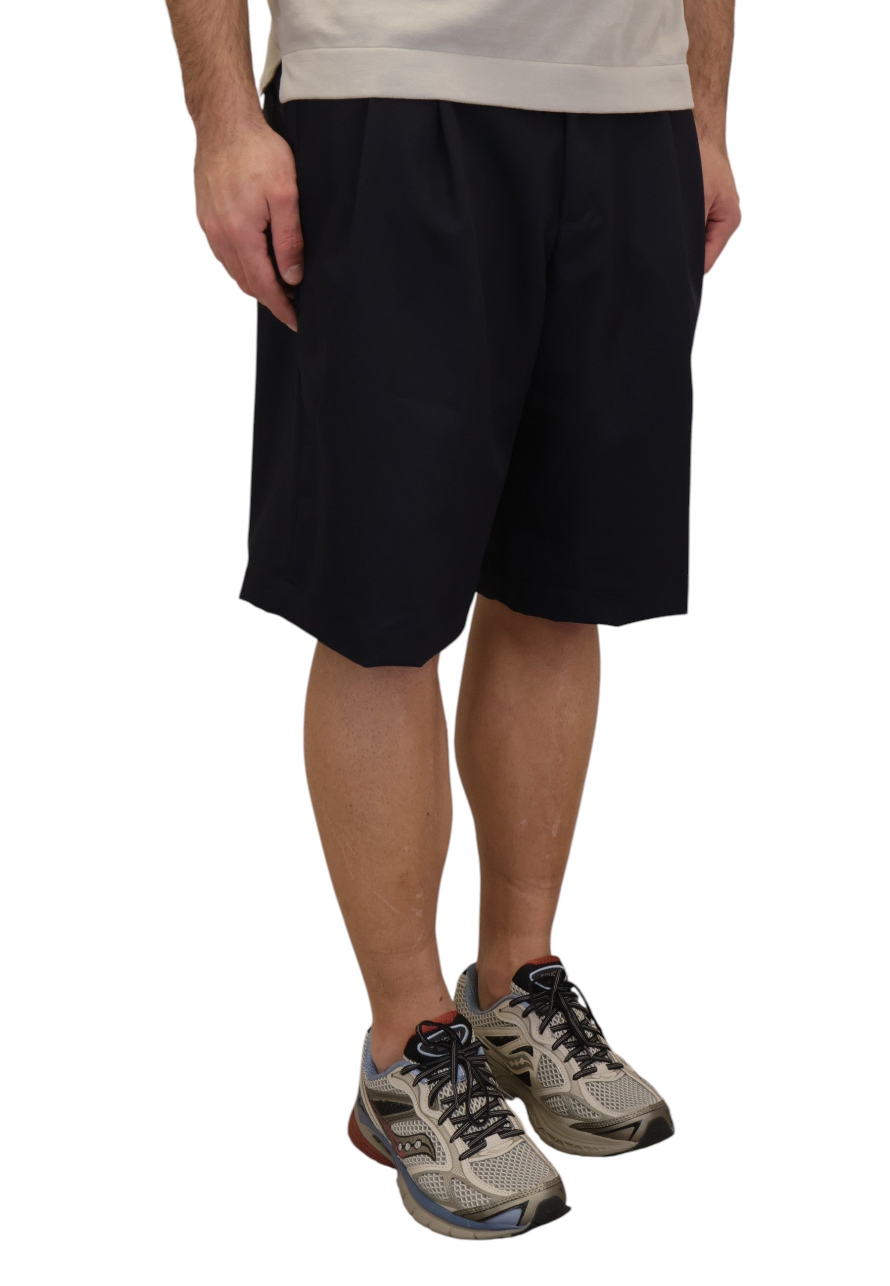 BERMUDA TASCA A FILO Blu Woc
