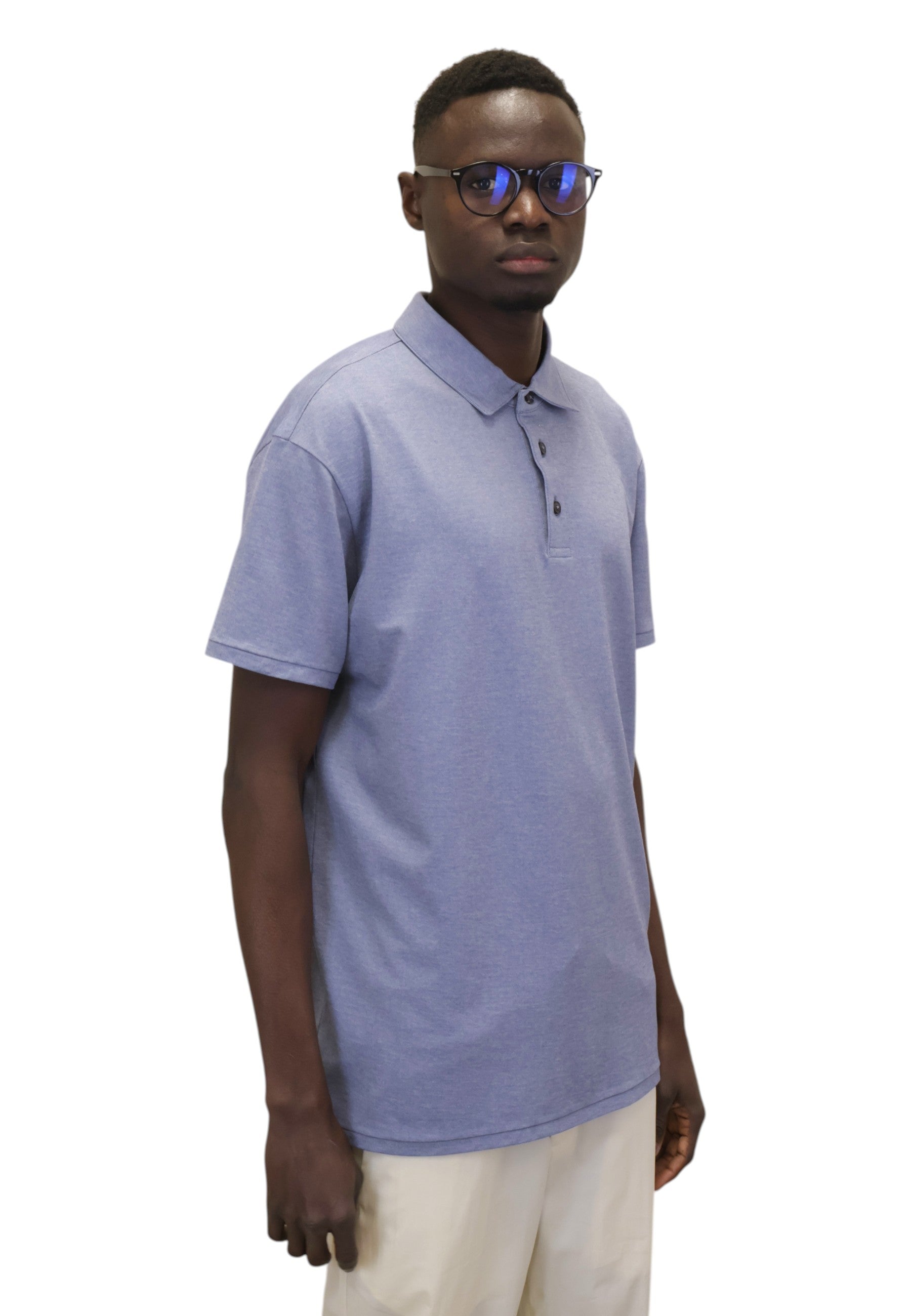 POLO A MANICA CORTA Blu Rrd