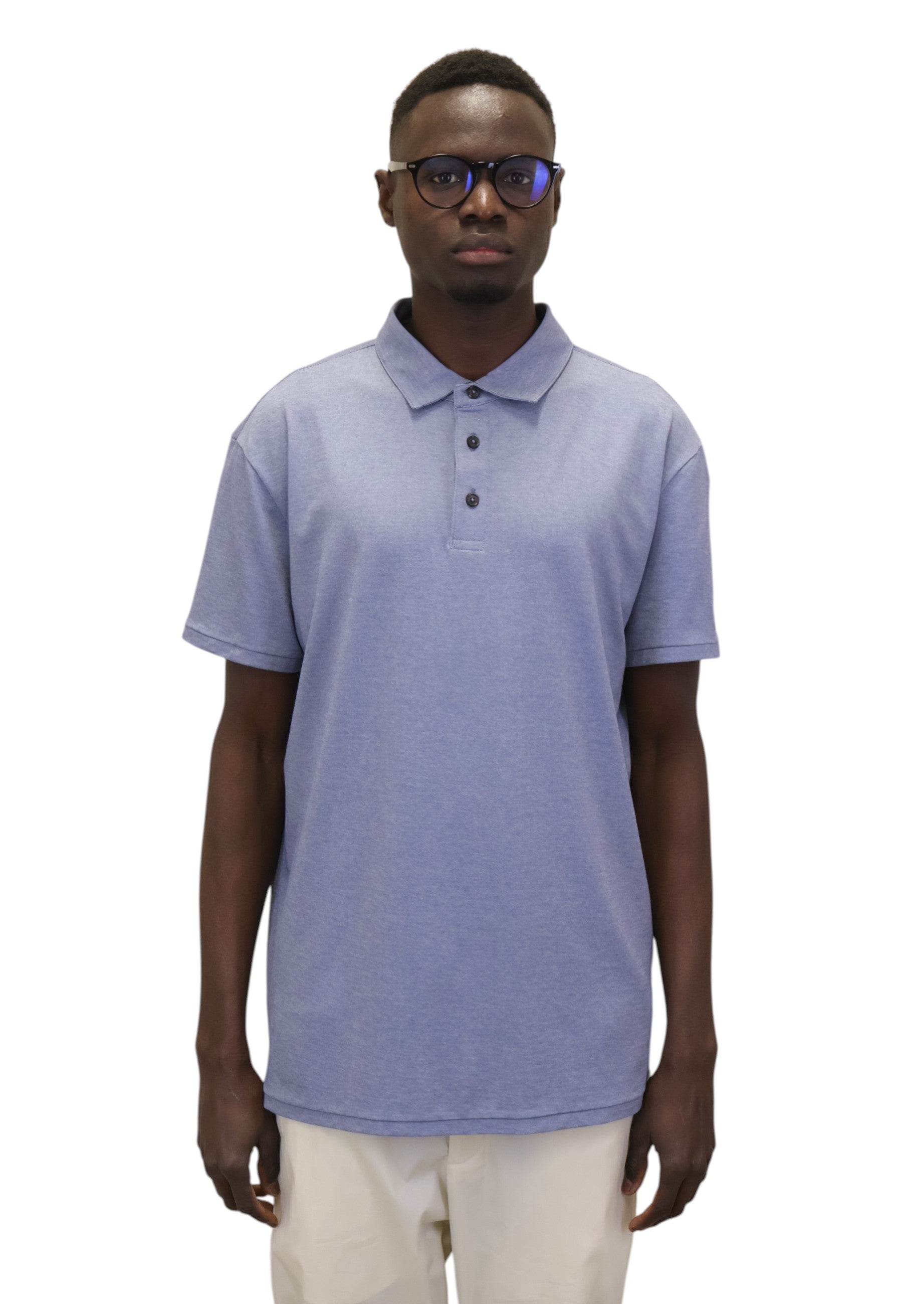 POLO A MANICA CORTA Blu Rrd