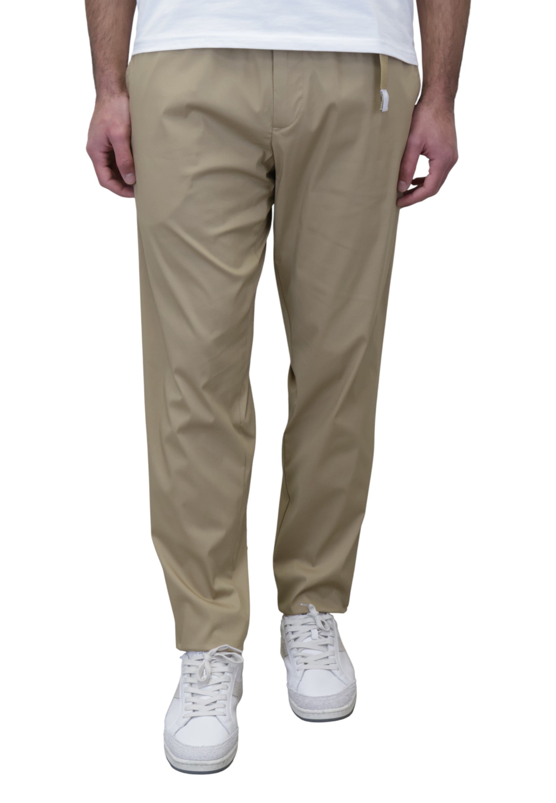 PANTALONI Beige White Sand