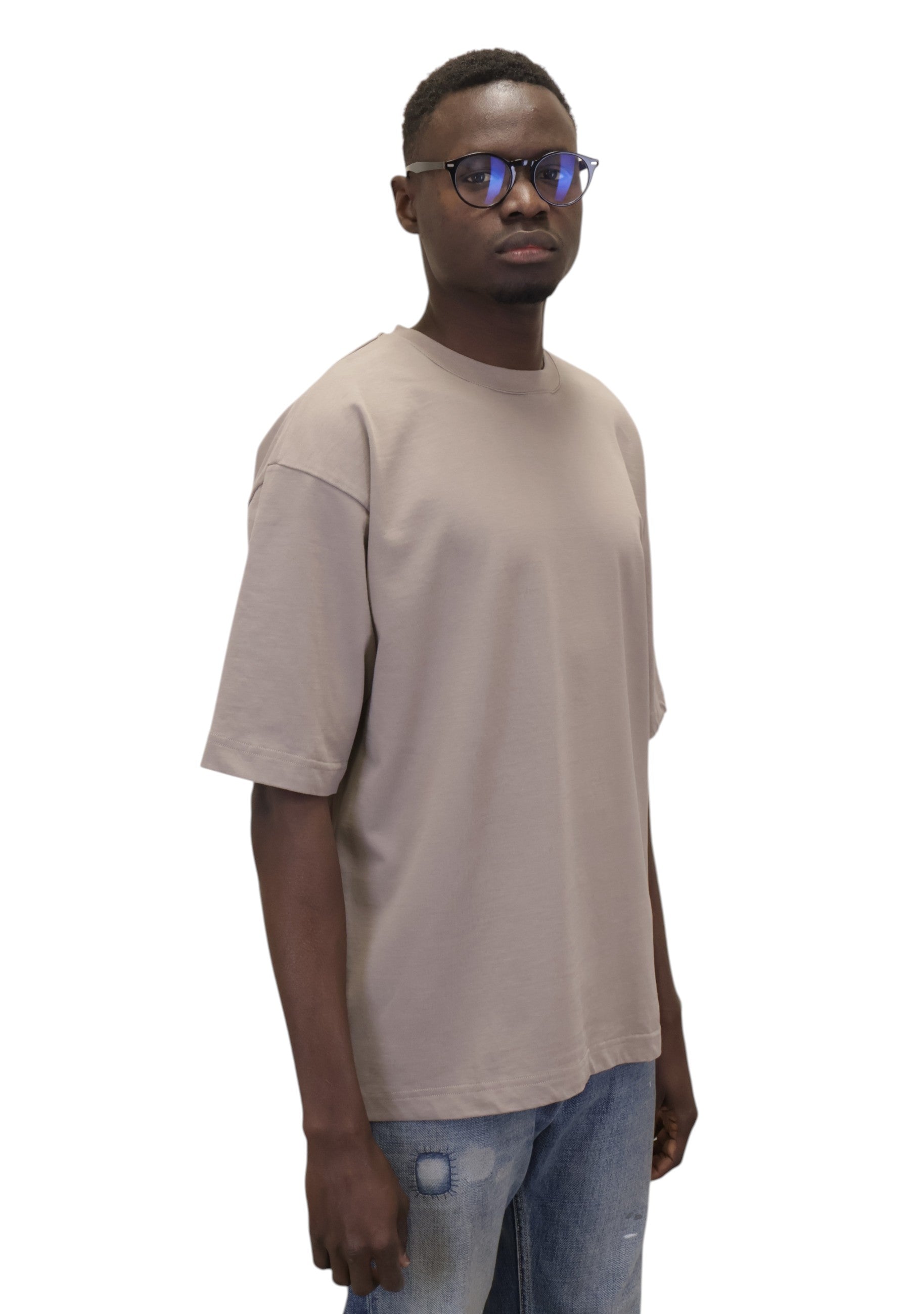 T-SHIRT Grigio White Sand
