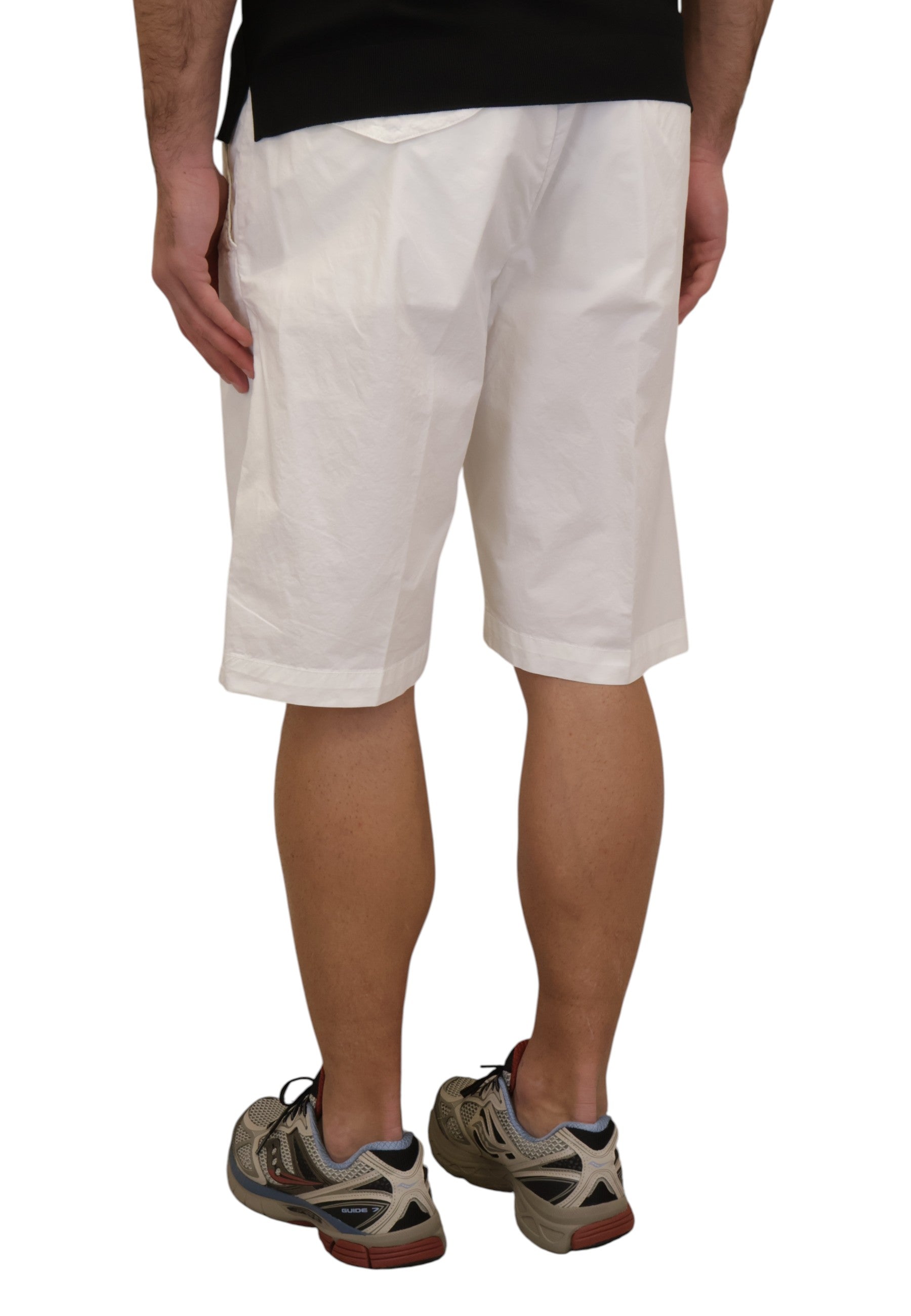BERMUDA TASCA A FILO Bianco White Sand