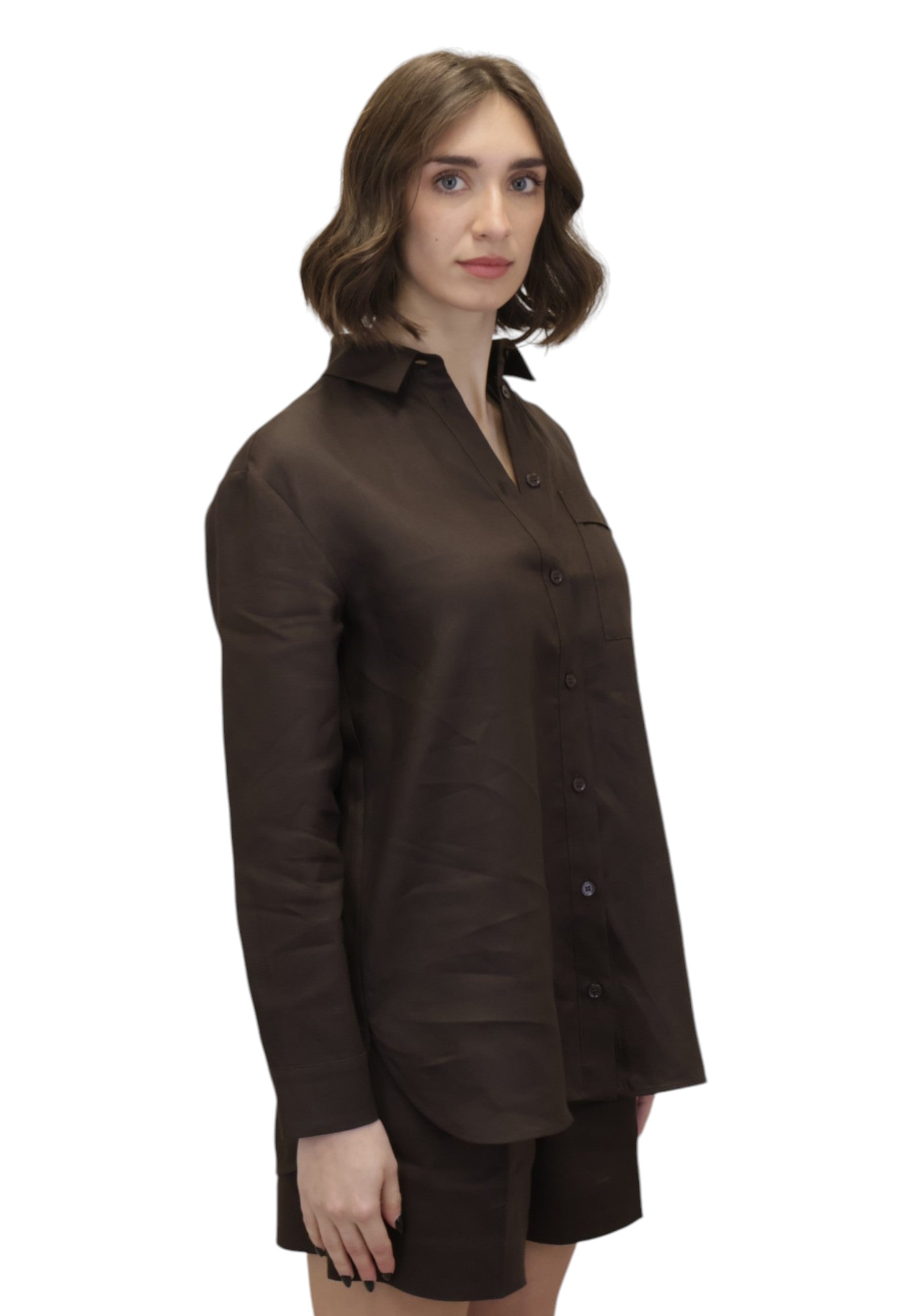 CAMICIE MANICA LUNGA Marrone Mm 2