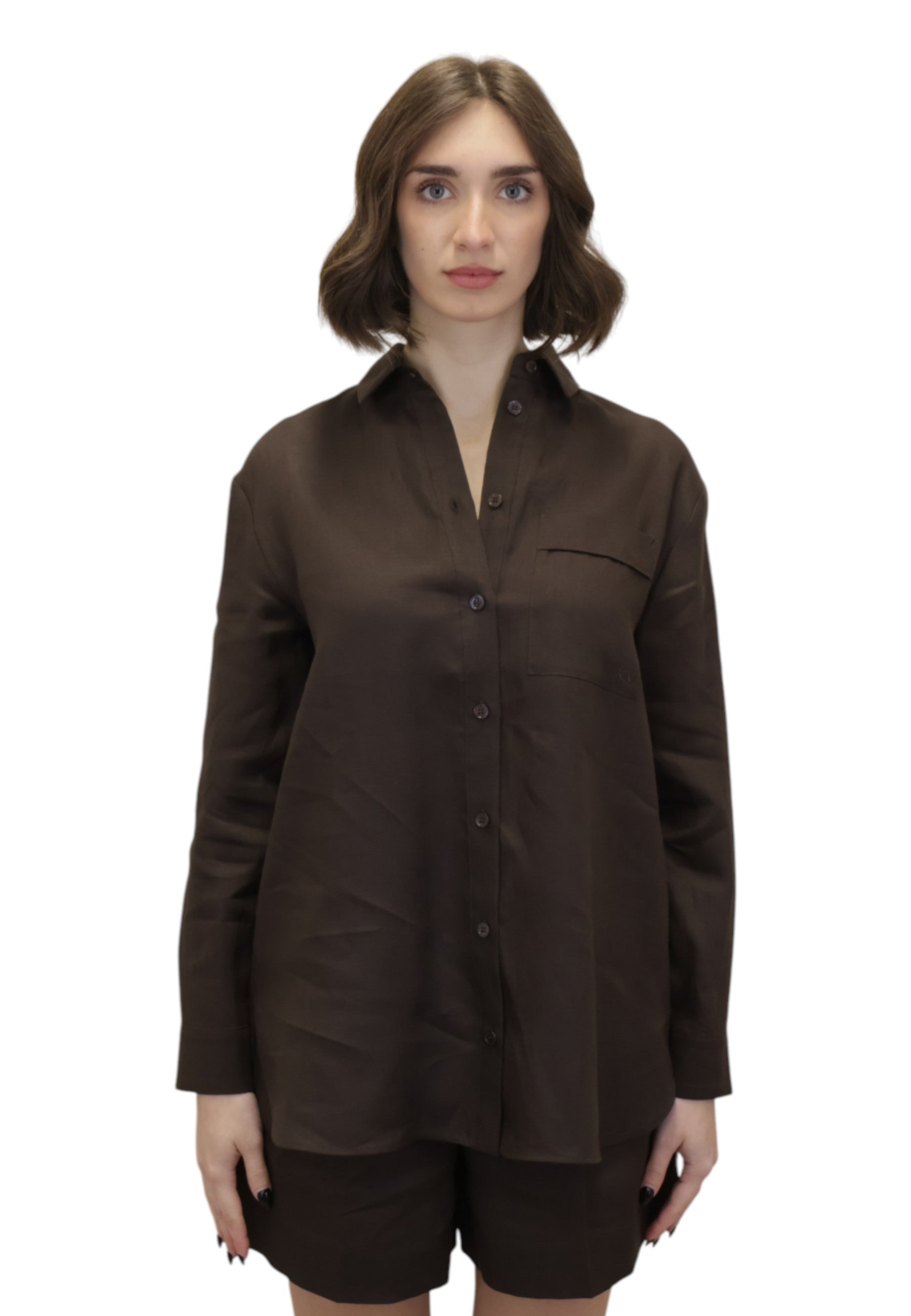 CAMICIE MANICA LUNGA Marrone Mm 2