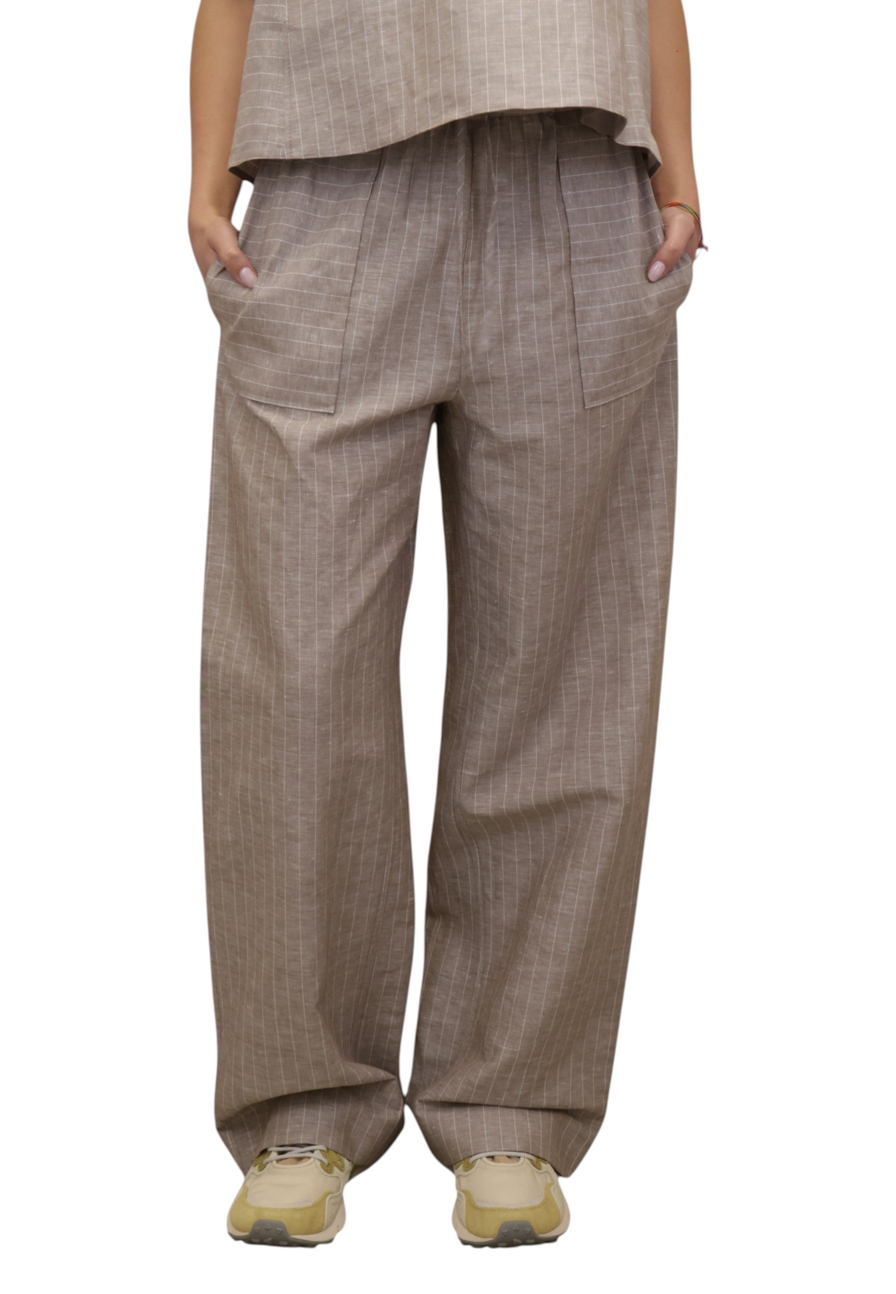PANTALONI Marrone Mm 2