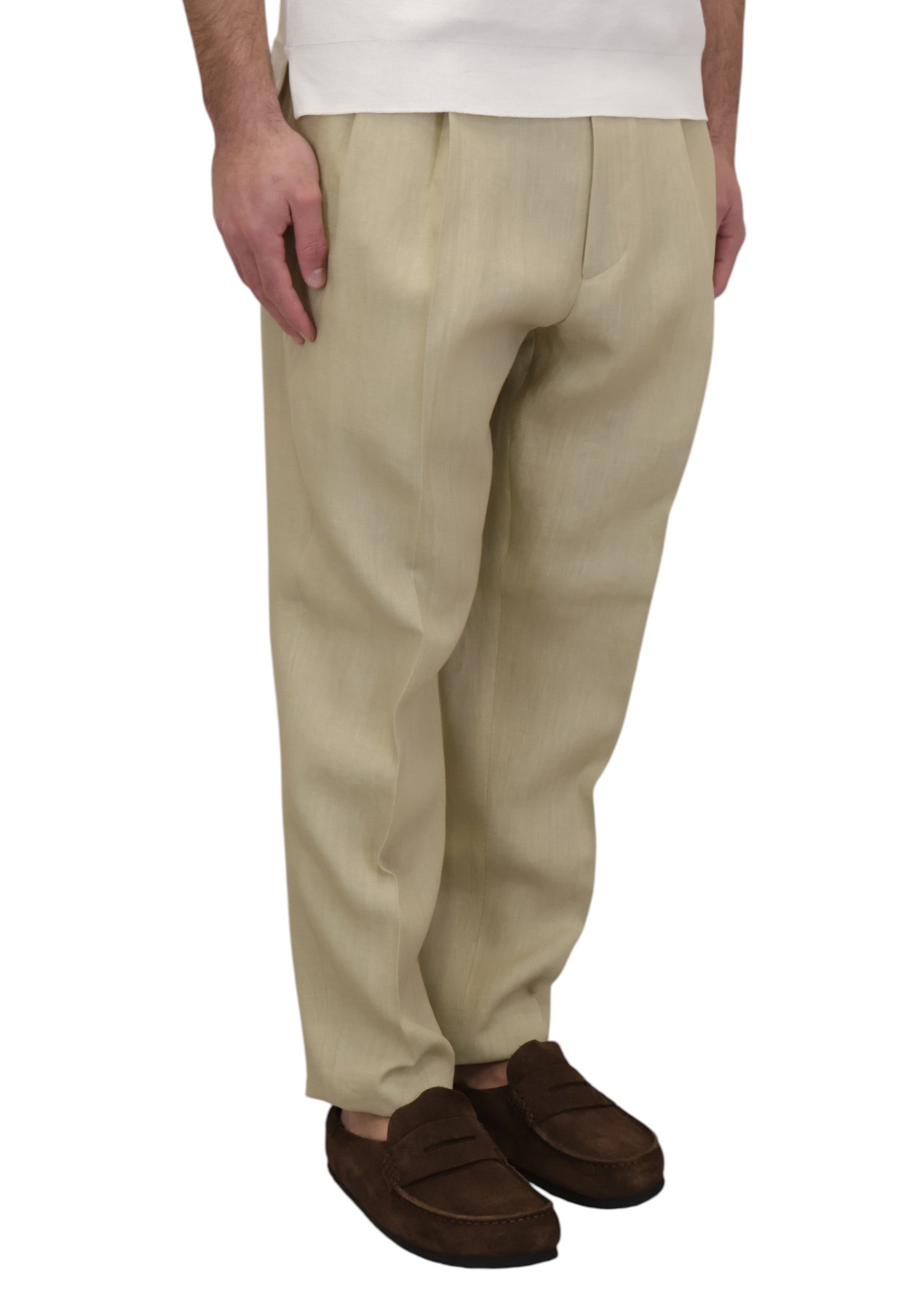 PANTALONI CON COULISSE Beige Be.able