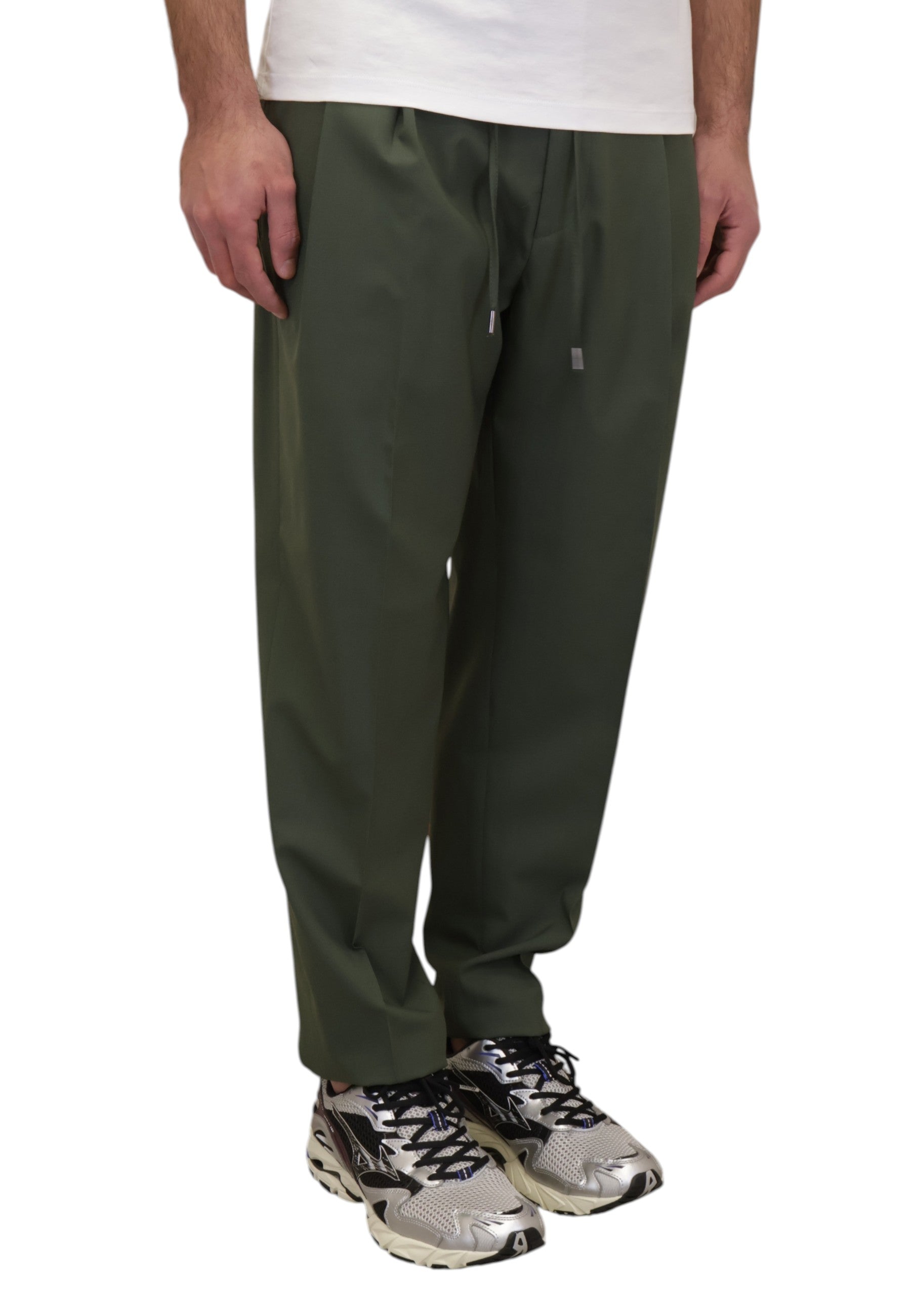 PANTALONI CON COULISSE Verde Be.able