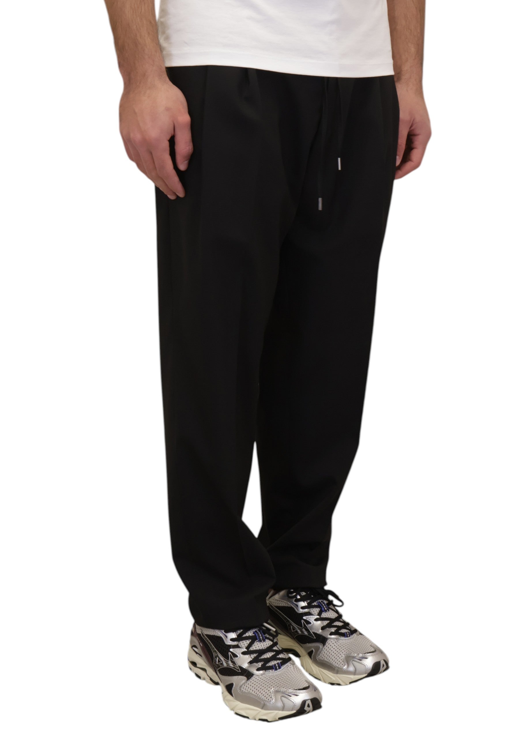 PANTALONI CON COULISSE Nero Be.able