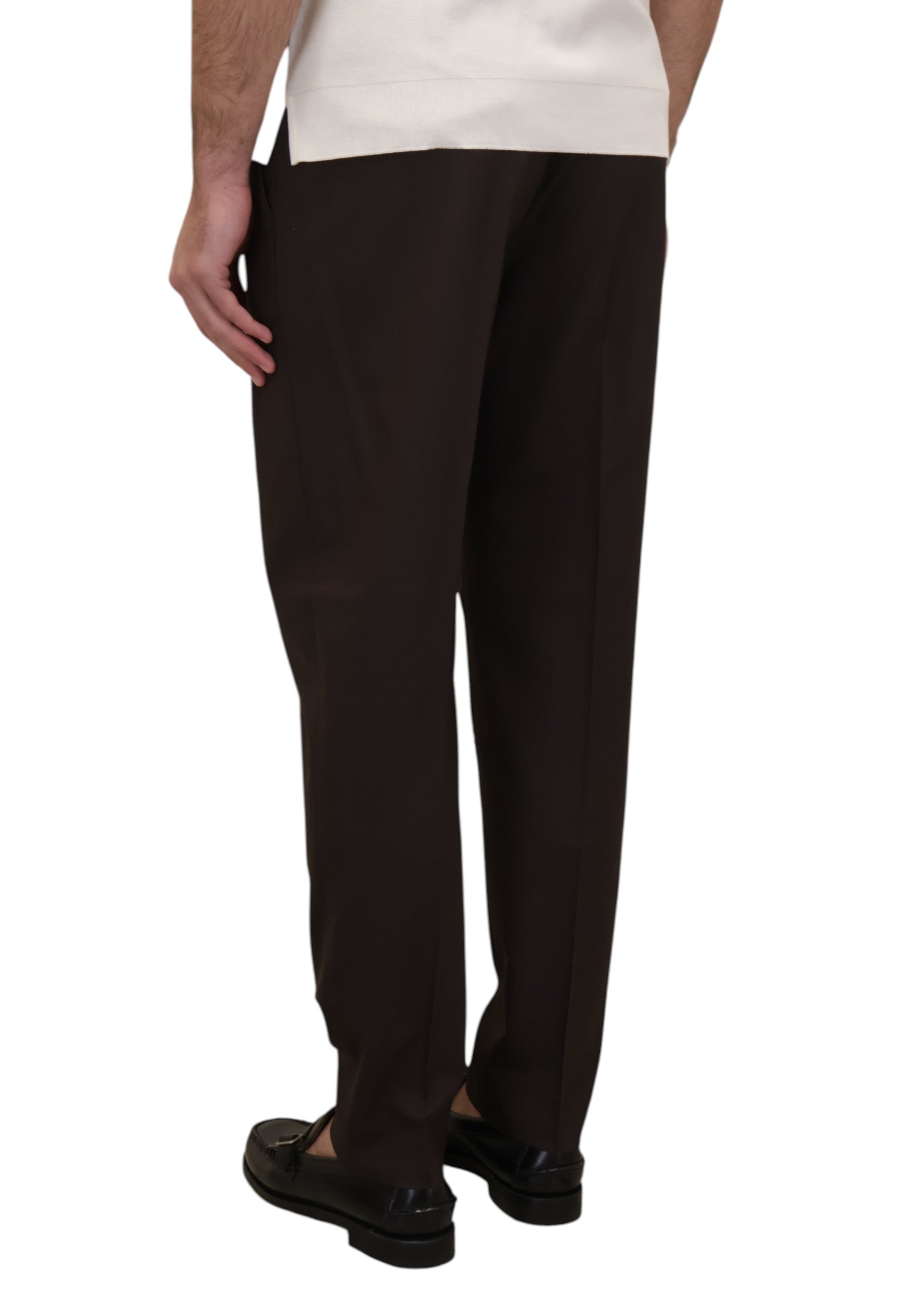 PANTALONI TASCA A FILO Marrone Be.able