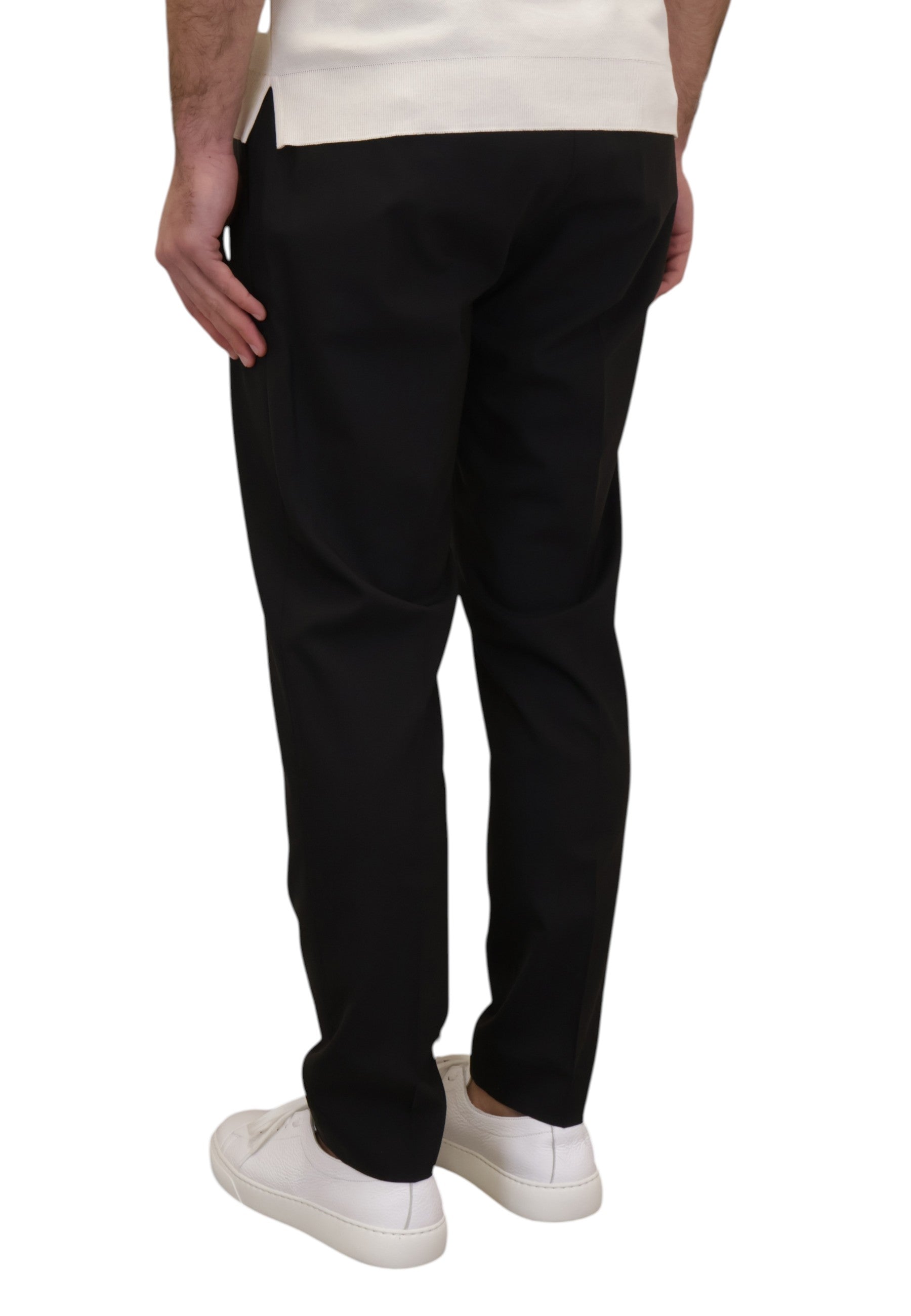 PANTALONI CON COULISSE Nero Be.able