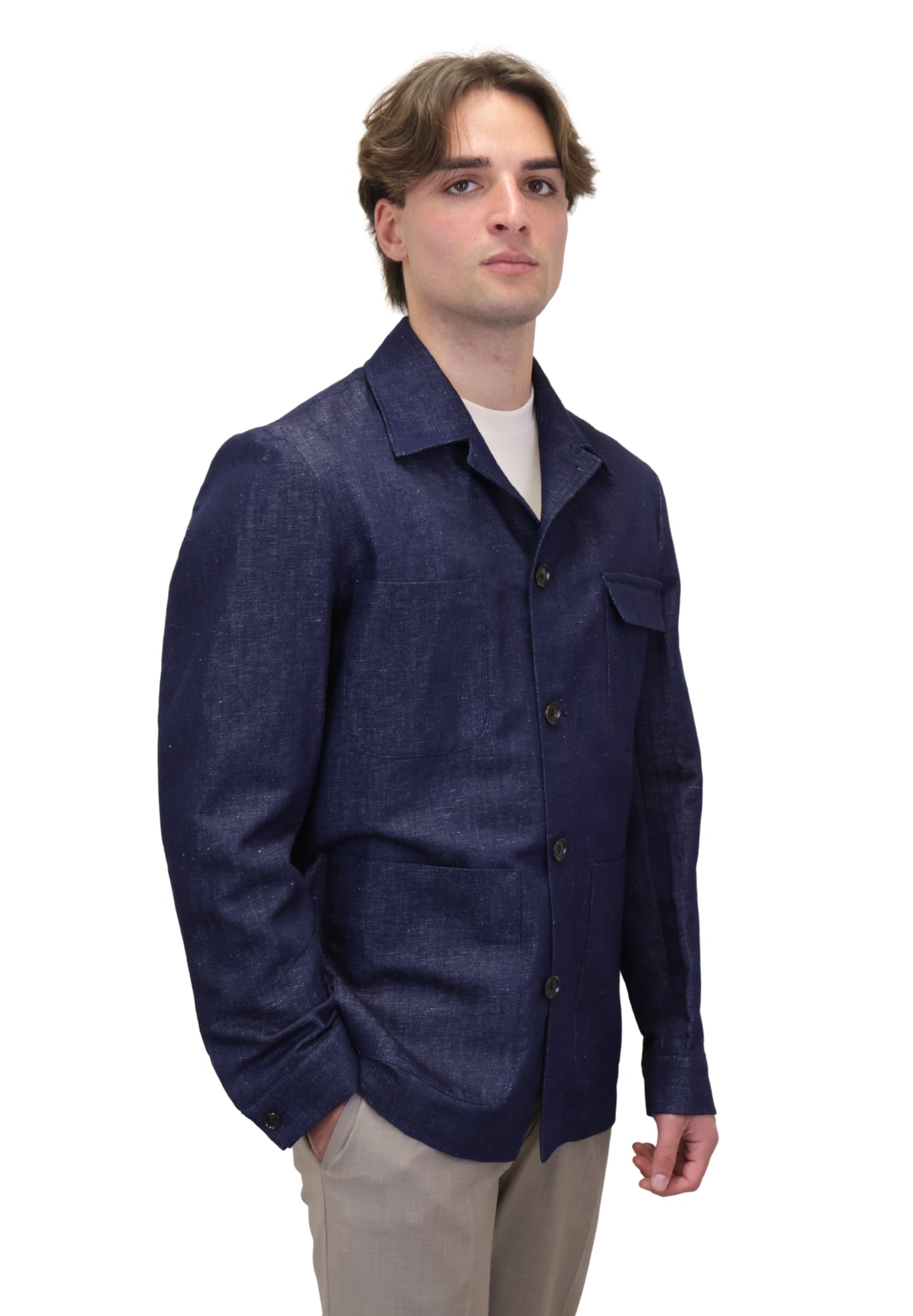 OVERSHIRT Blu Bollani Napoli