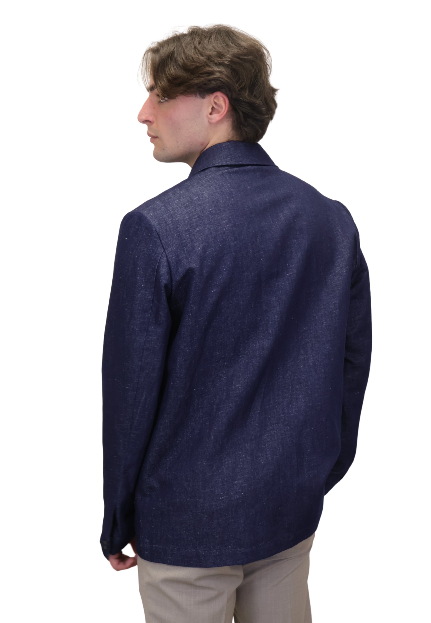 OVERSHIRT Blu Bollani Napoli