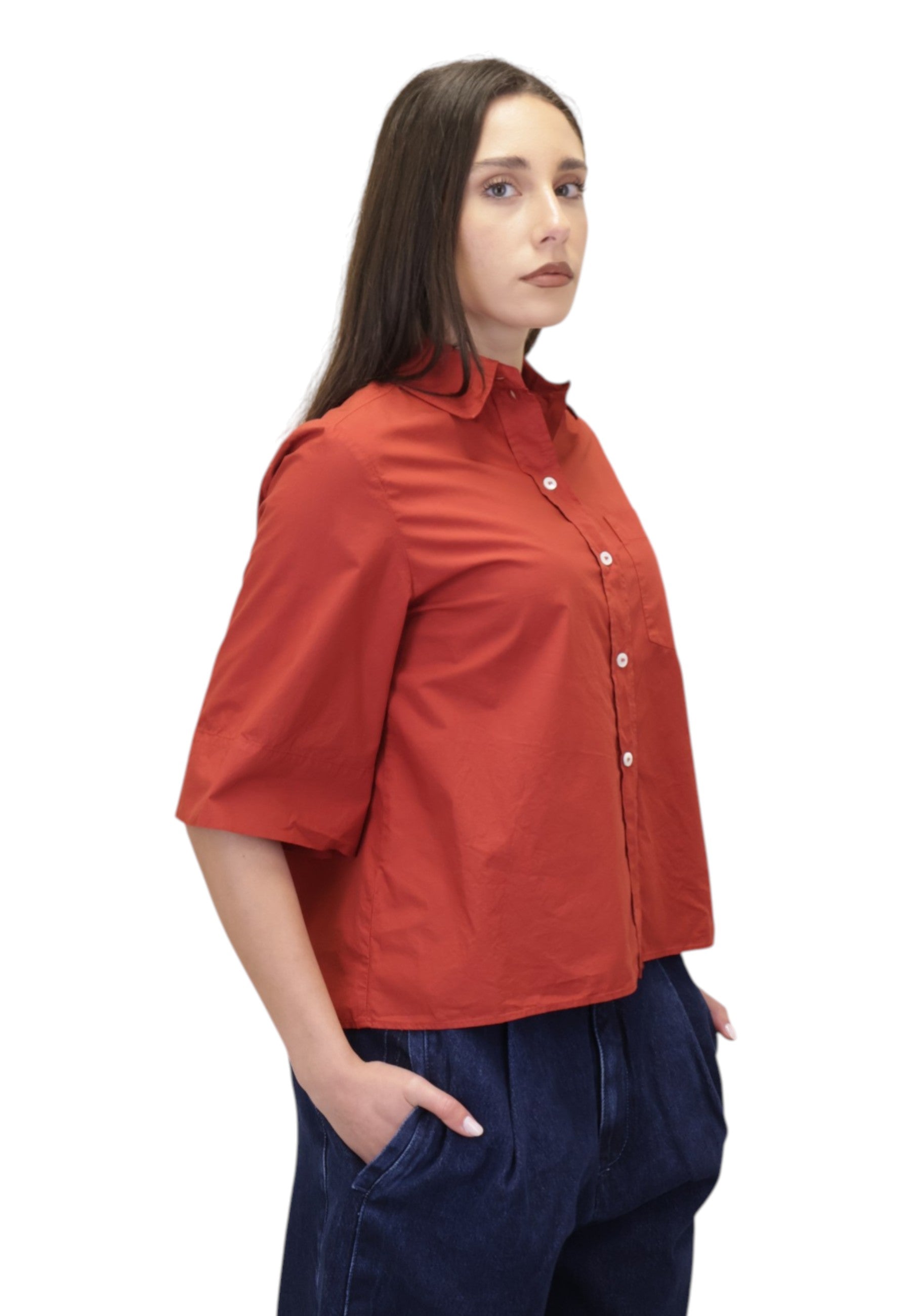 CAMICIE MANICA CORTA Rosso Academia