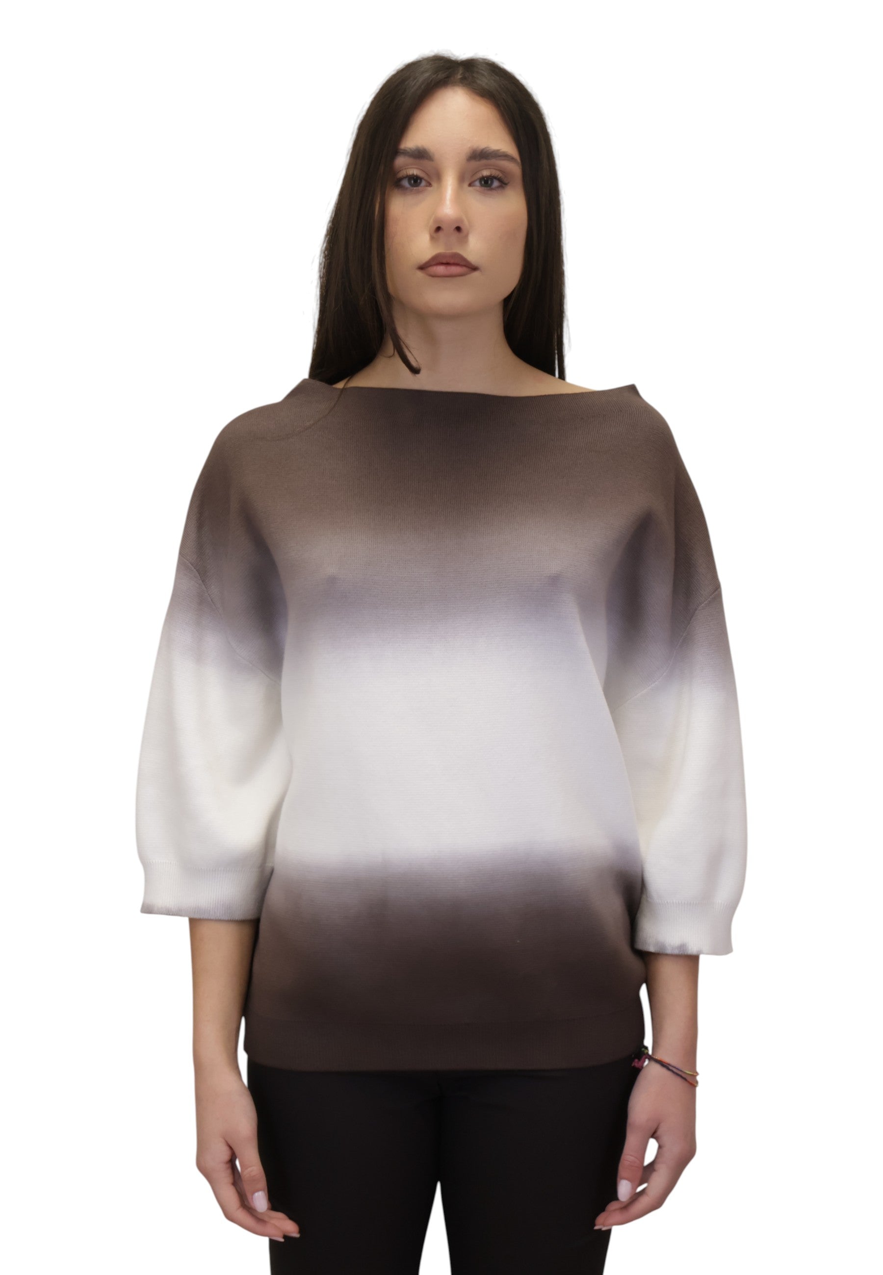 MAGLIE A GIROCOLLO Marrone Liviana Conti