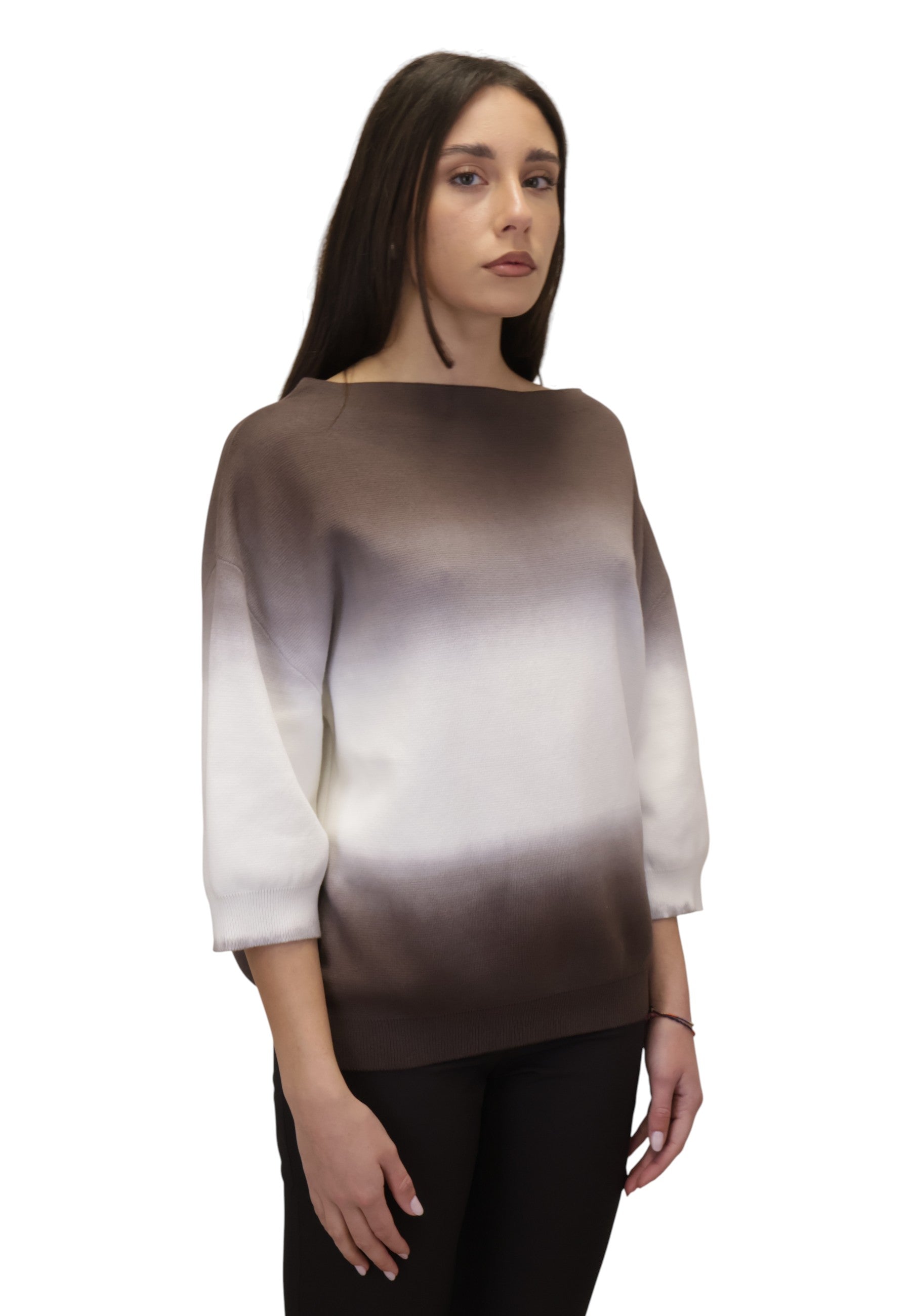 MAGLIE A GIROCOLLO Marrone Liviana Conti