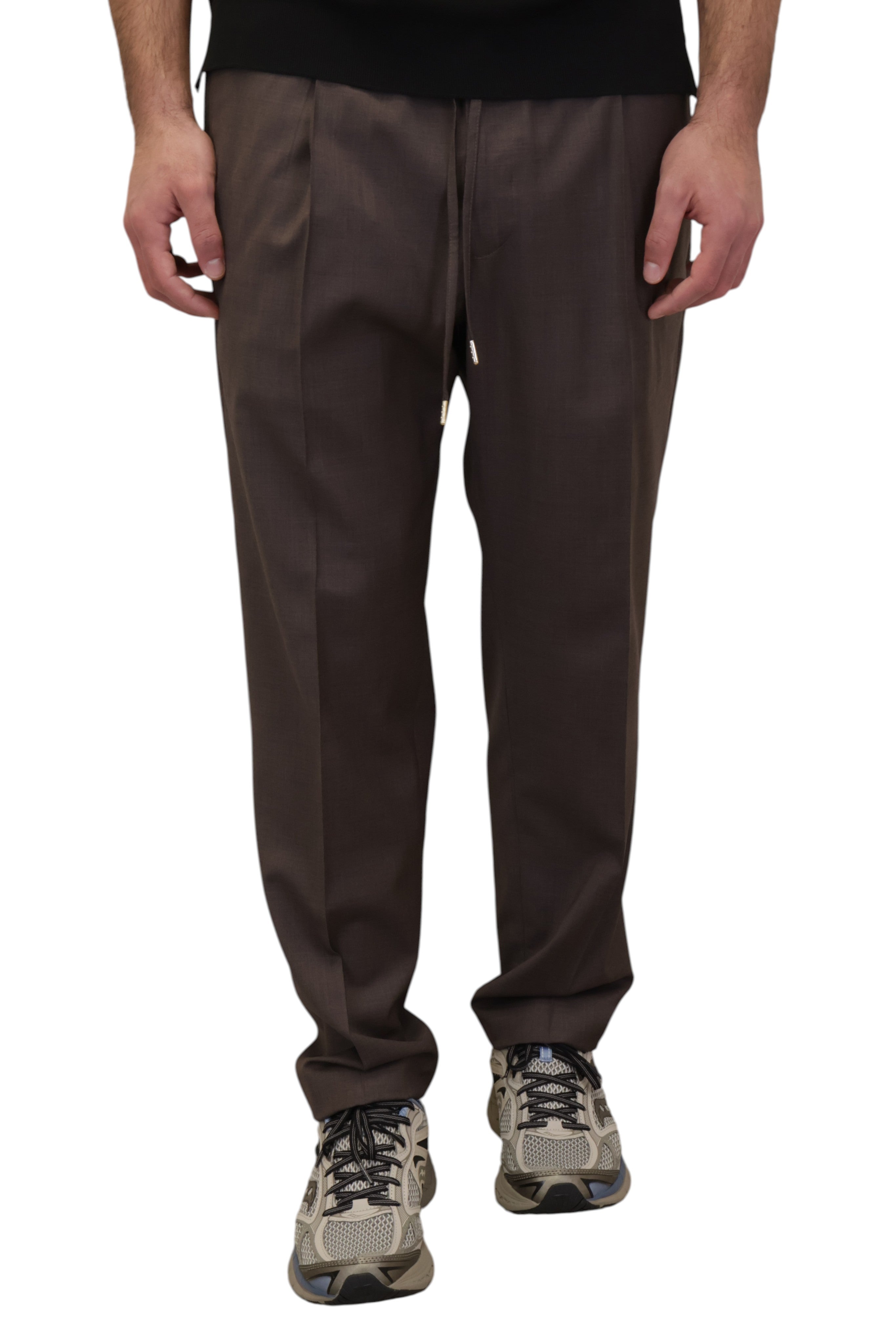 PANTALONI CON COULISSE Marrone Briglia 1949