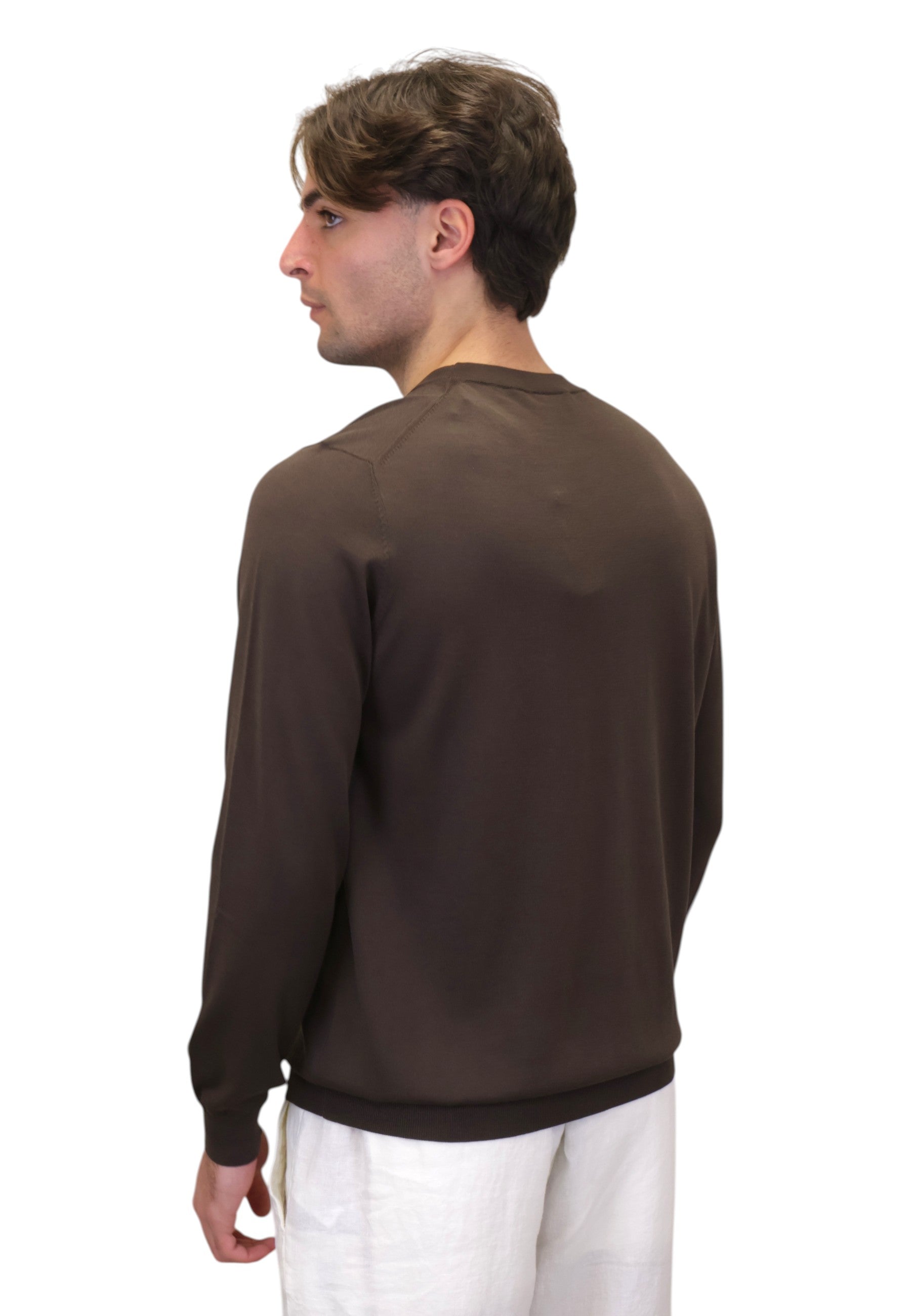 GIROCOLLO MANICA LUNGA Marrone Kangra