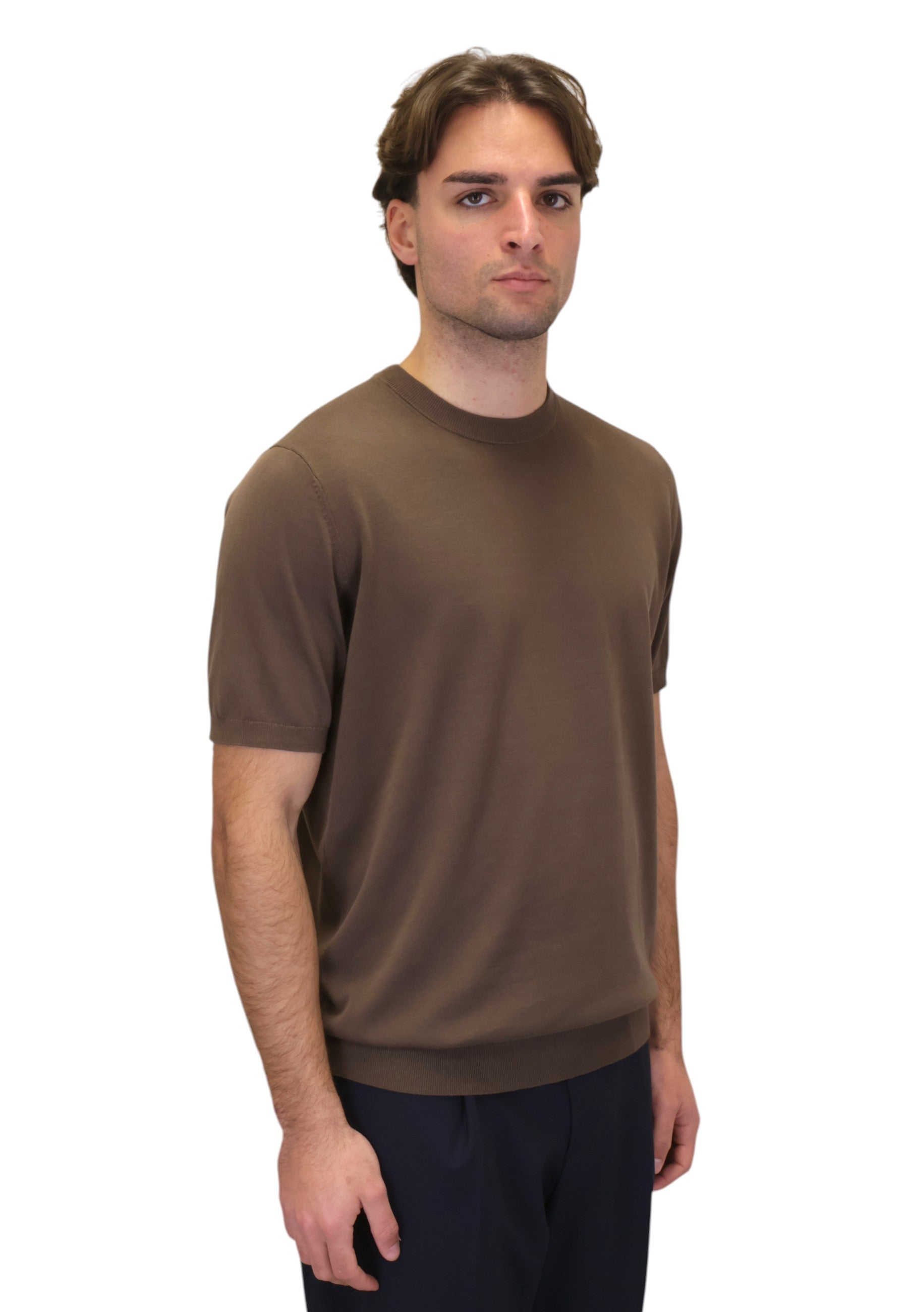 GIROCOLLO MANICA CORTA Marrone Kangra