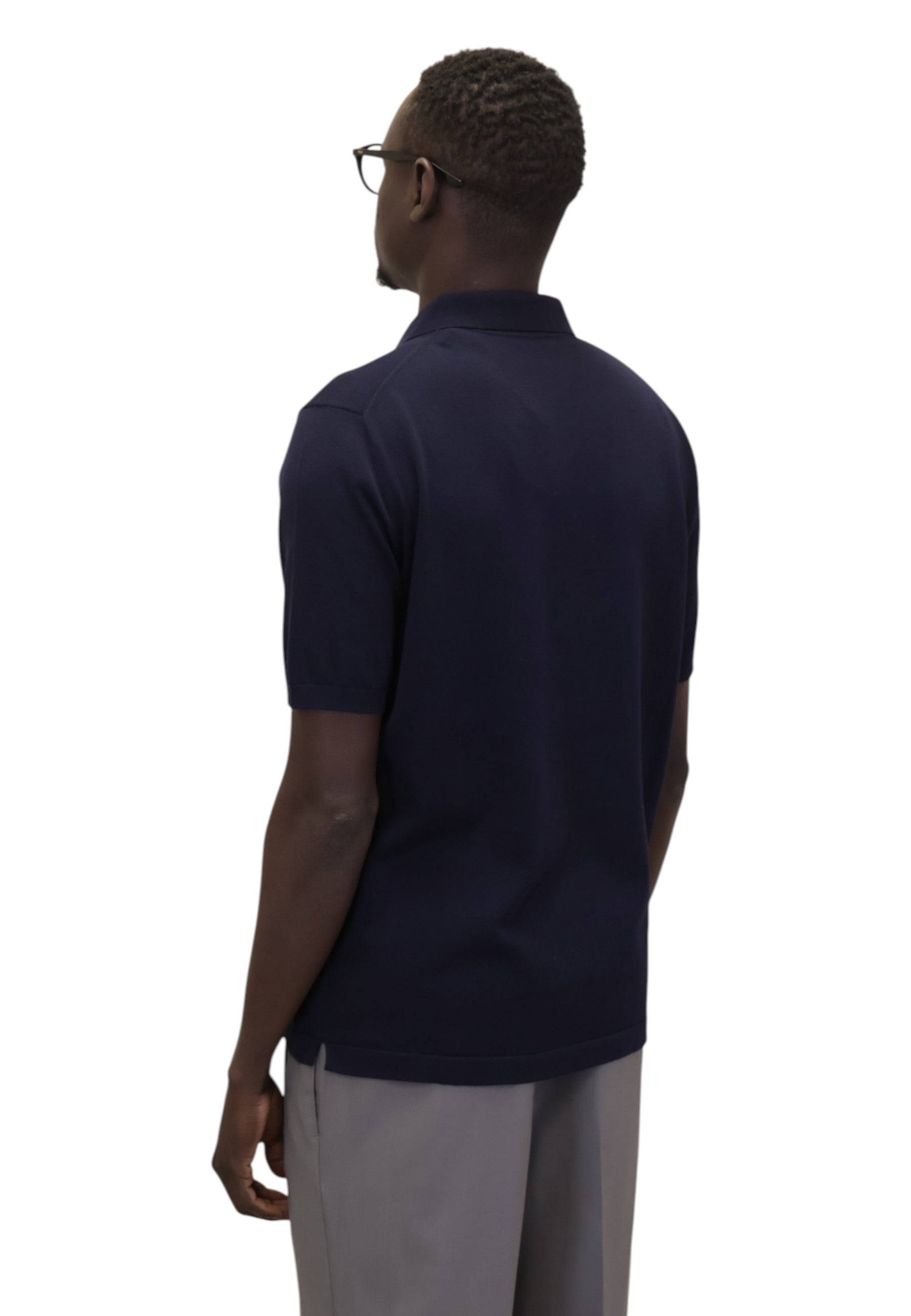 POLO A MANICA CORTA Blu Kangra