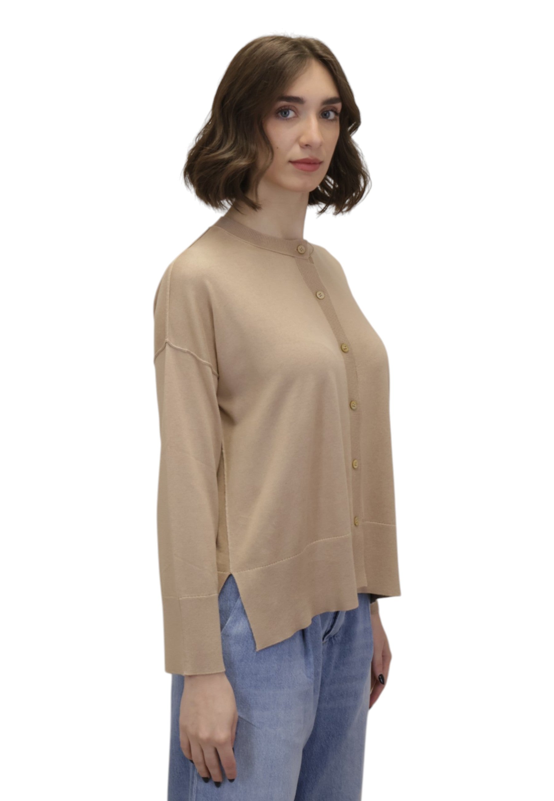 MAGLIE A SERAFINO Beige Kangra