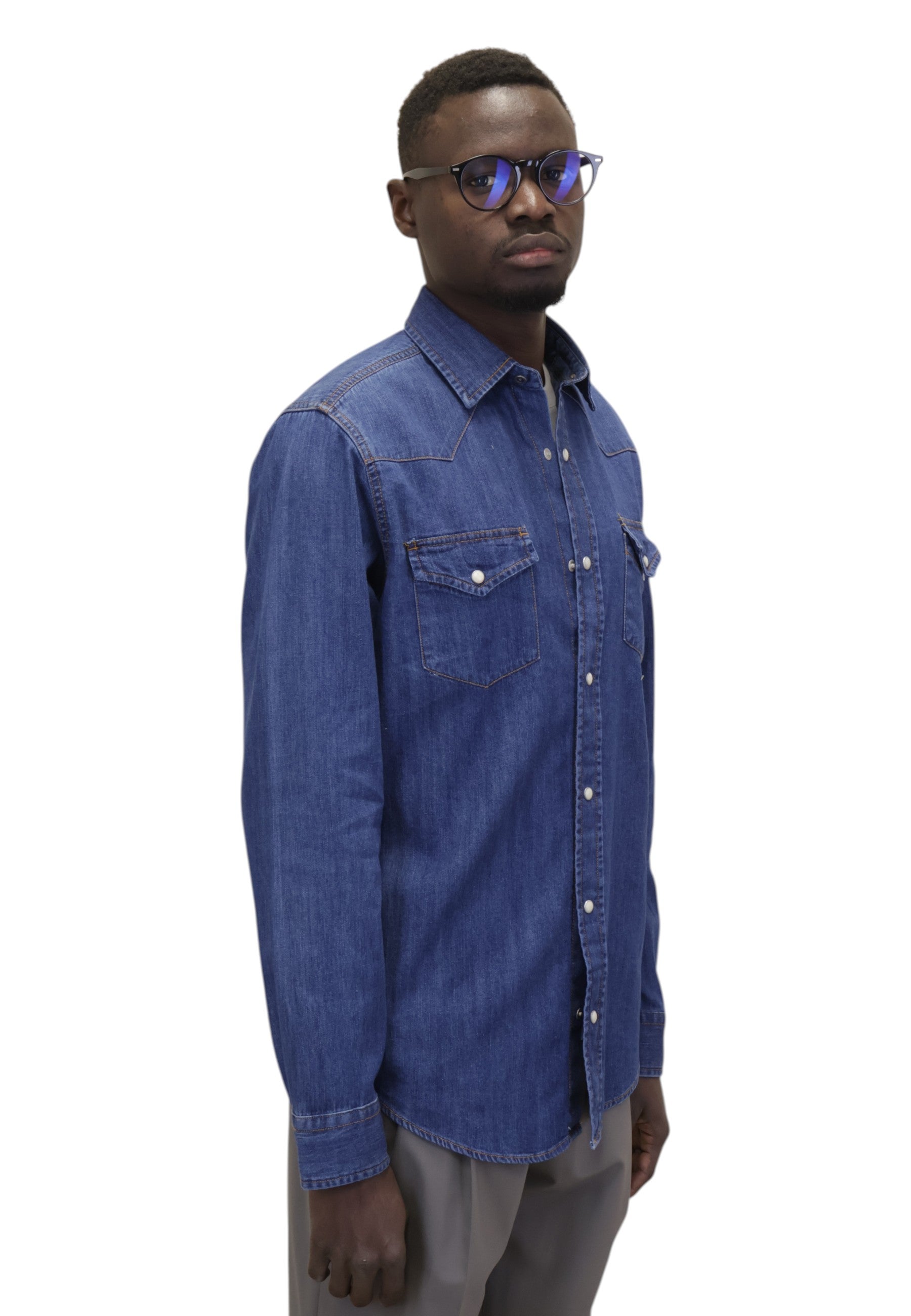 CAMICIE MANICA LUNGA Blu Roy Roger's