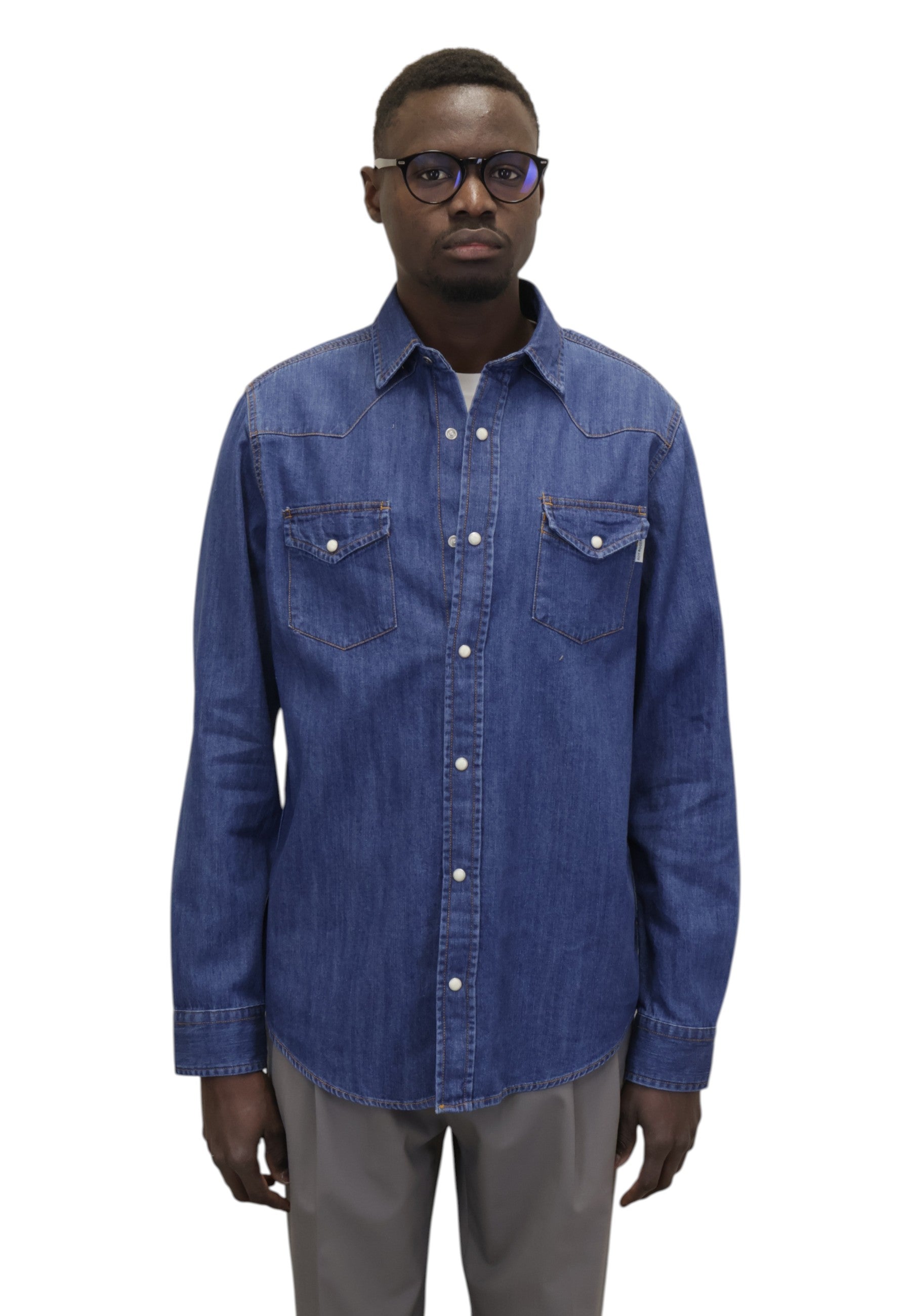 CAMICIE MANICA LUNGA Blu Roy Roger's