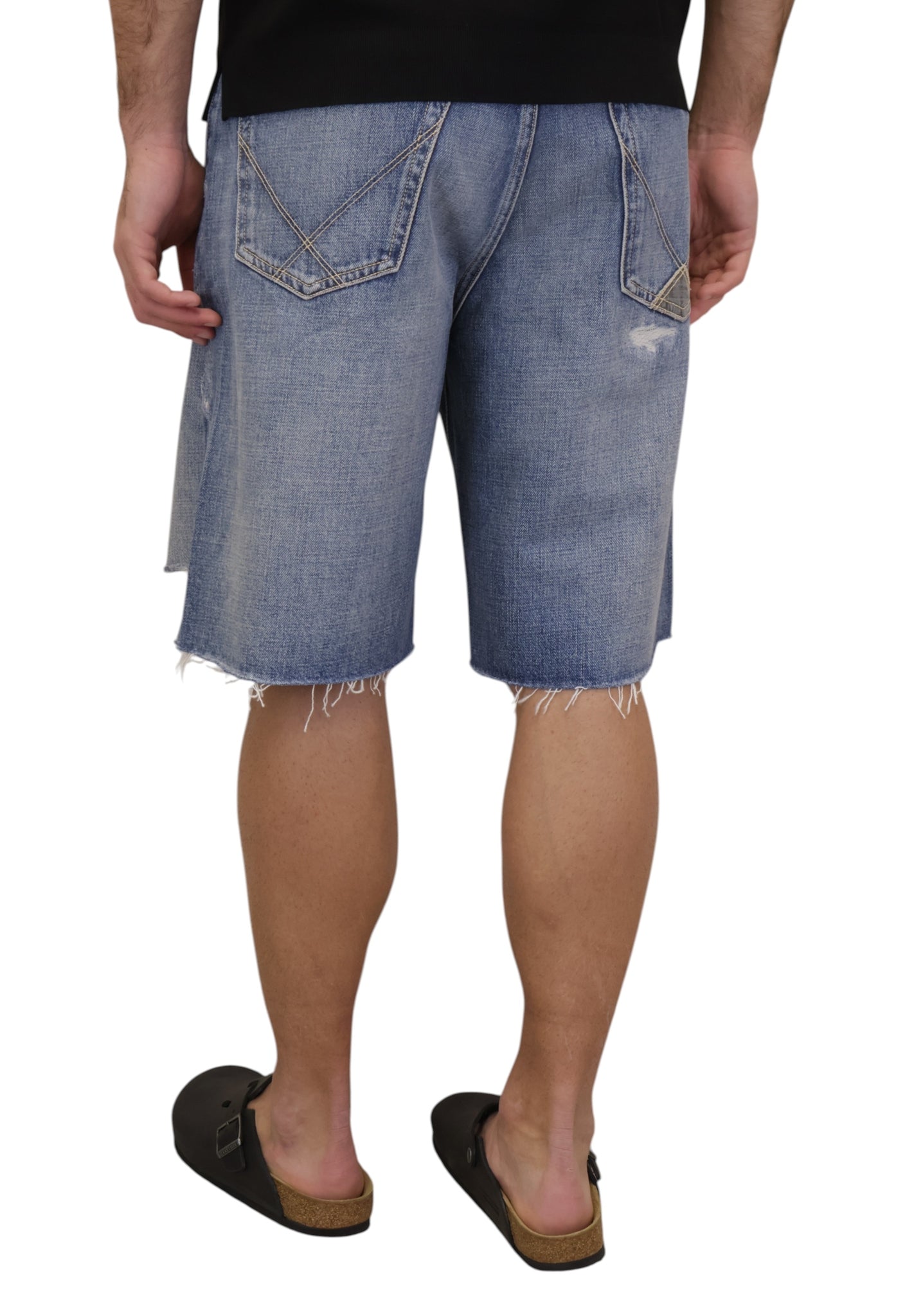 BERMUDA IN JEANS Blu Roy Roger's