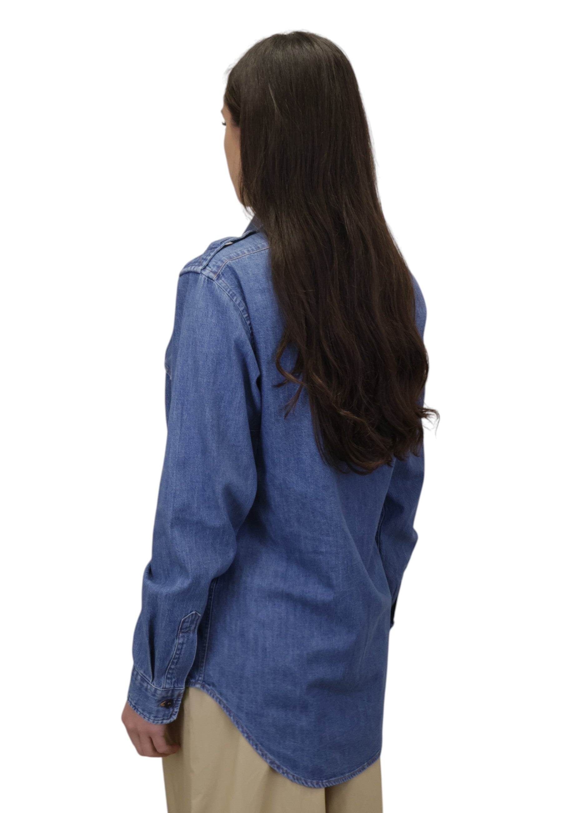 OVERSHIRT Blu R.r. Eva Herzigova