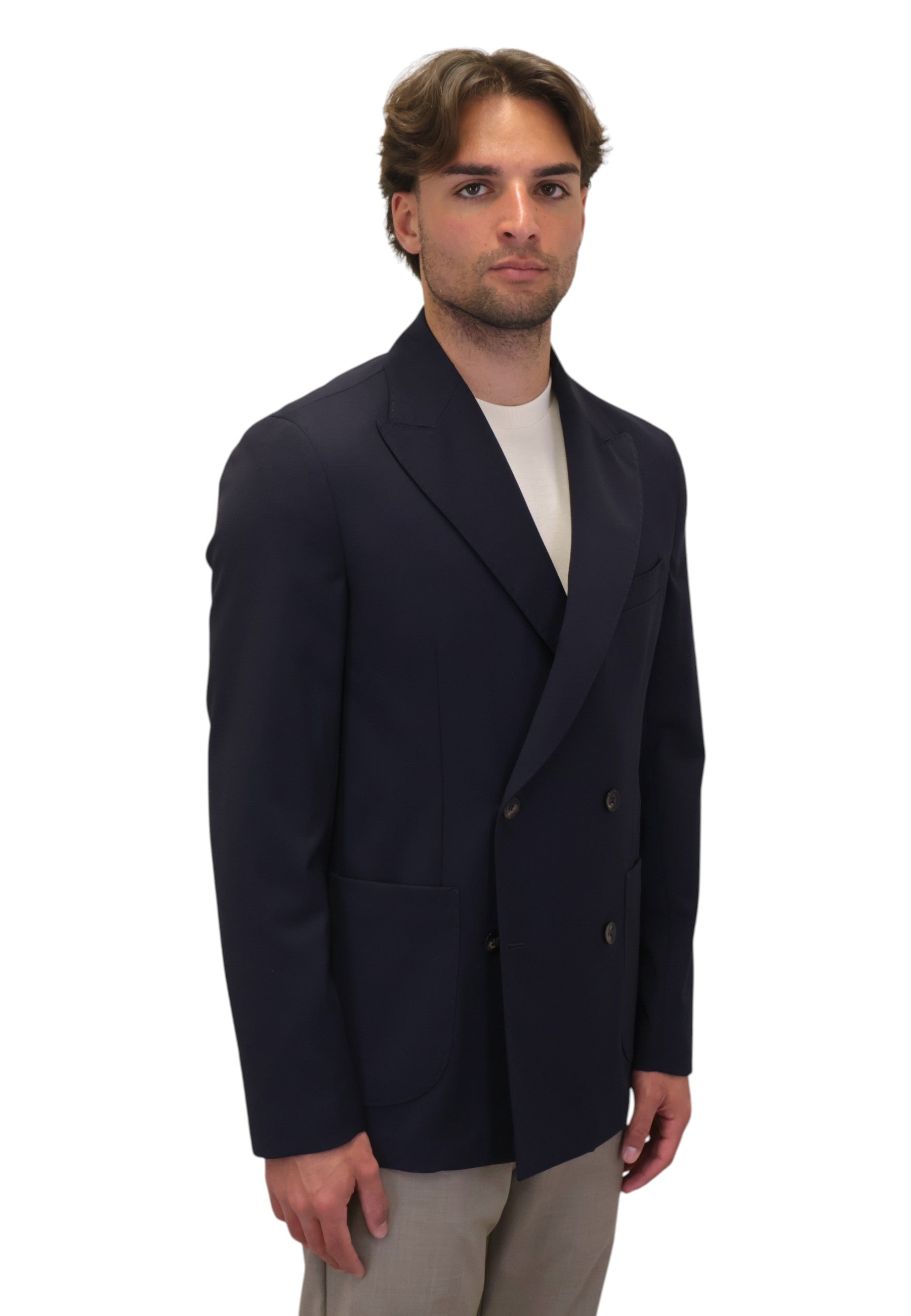 BLAZER DOPPIOPETTO Blu Michele Carbone