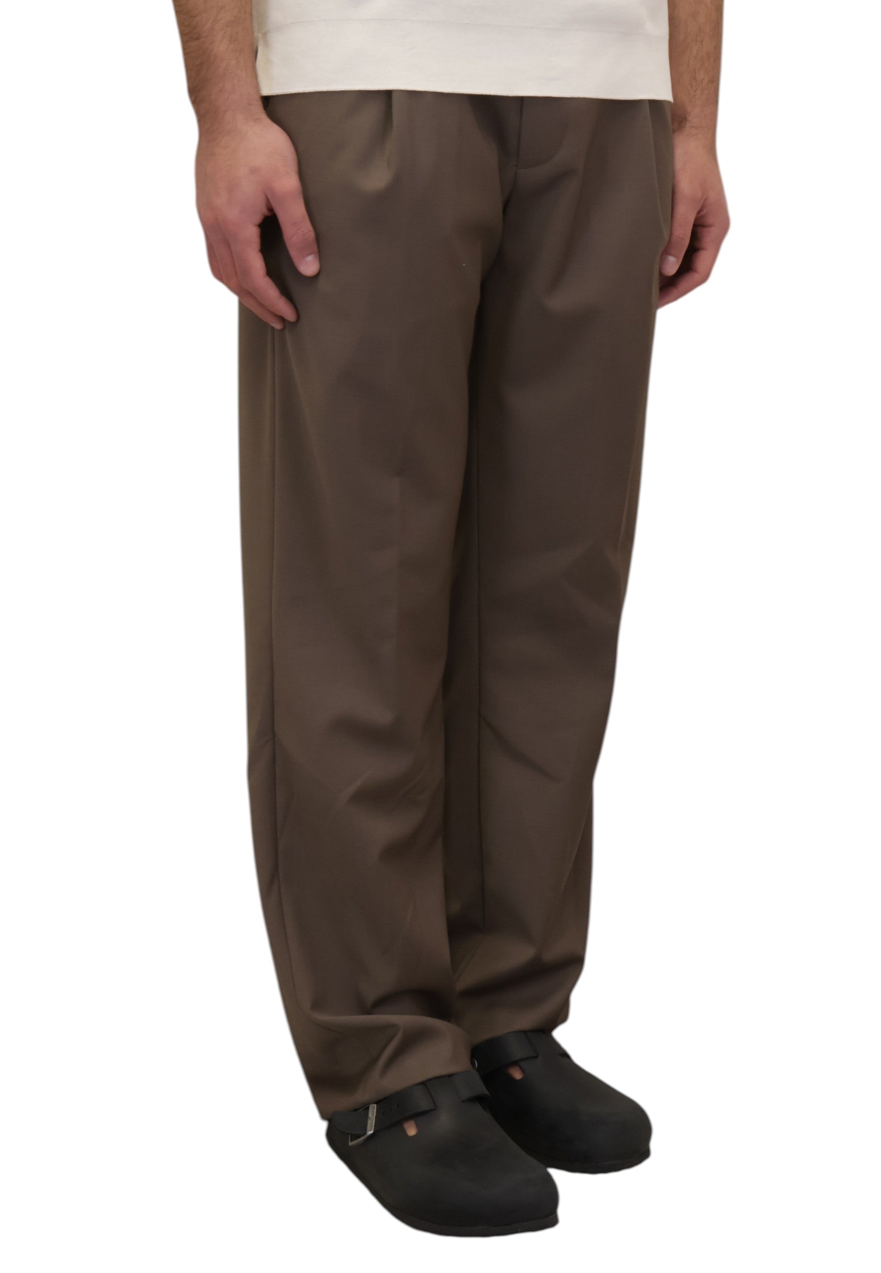 PANTALONI TASCA A FILO Marrone Michele Carbone