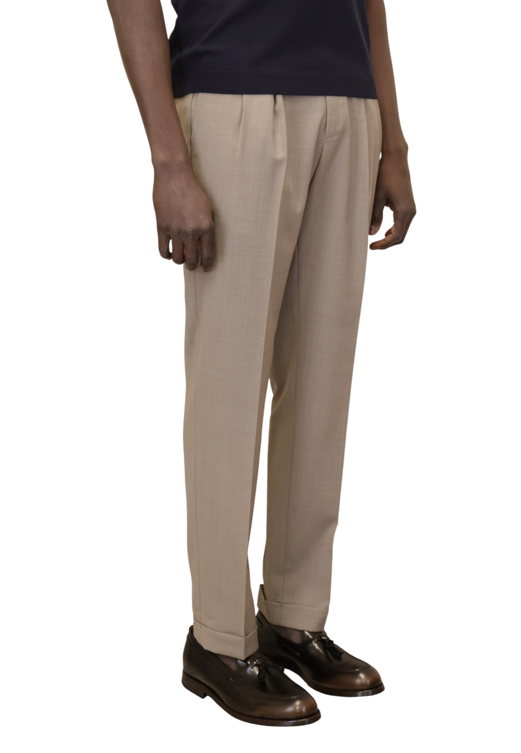 PANTALONI TASCA A FILO Fango Michele Carbone