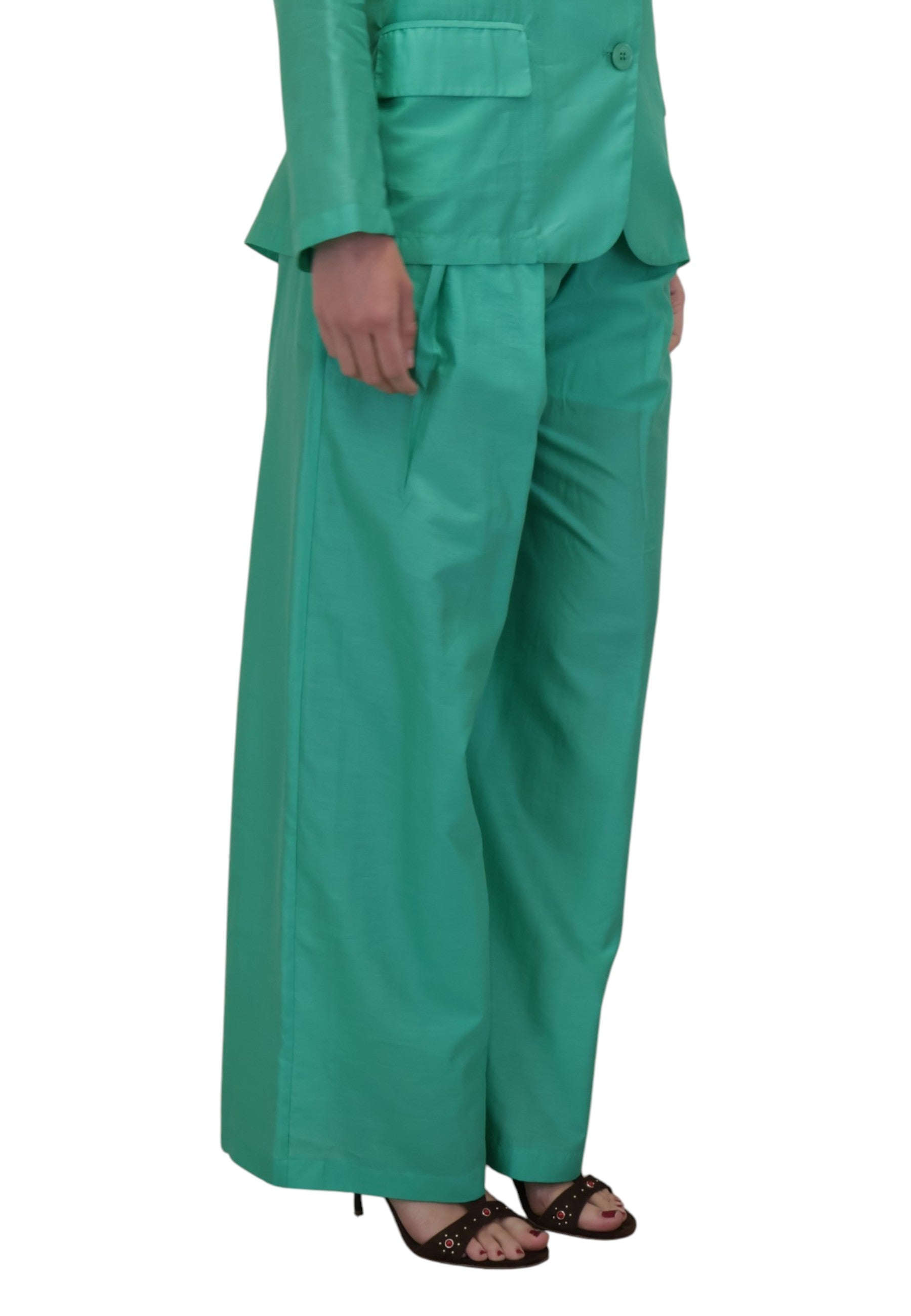 PANTALONI Verde Solotre