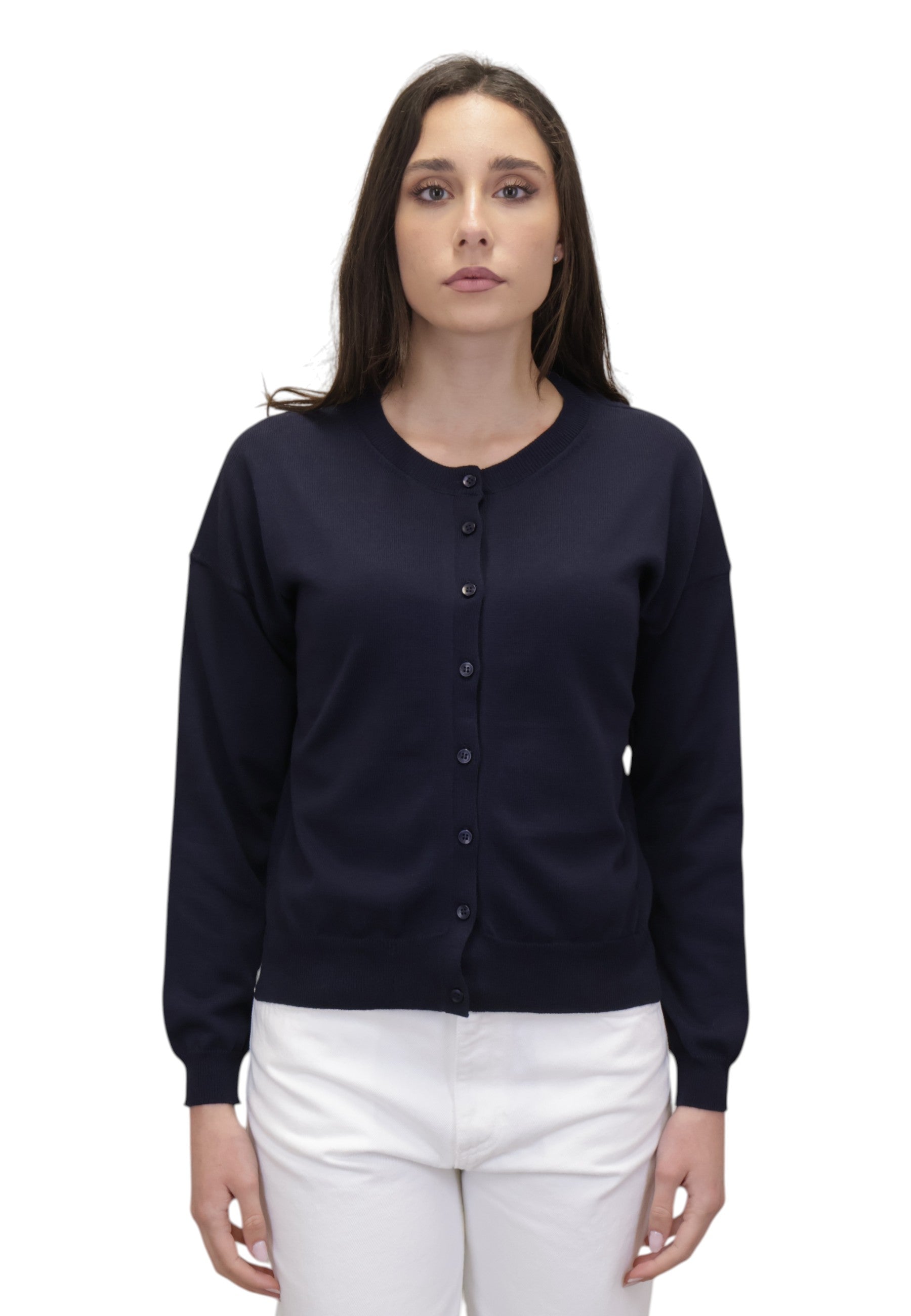 GIROCOLLO MANICA LUNGA Bleu___ Hekla & Co