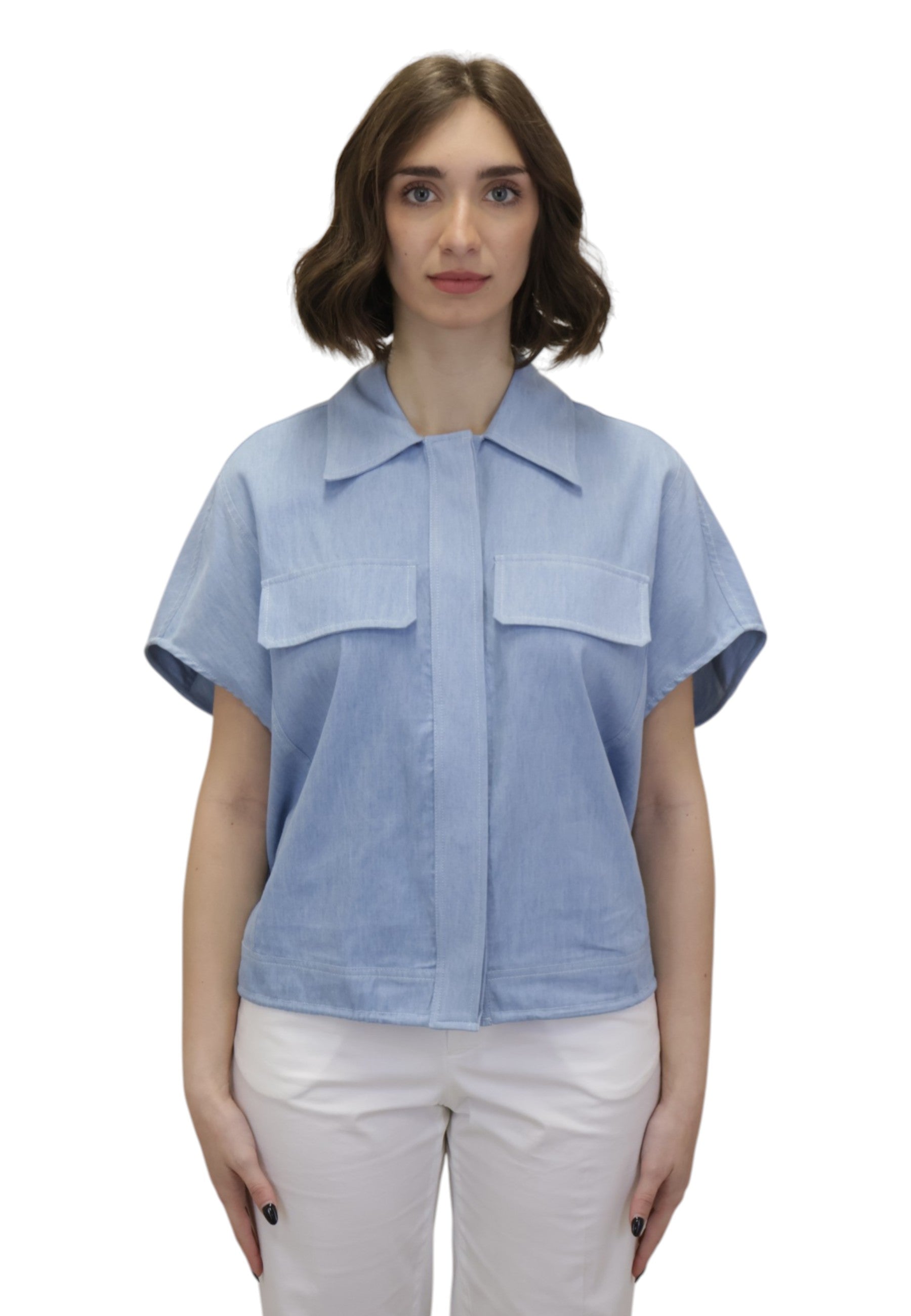CAMICIE MANICA CORTA Celeste Meimei J