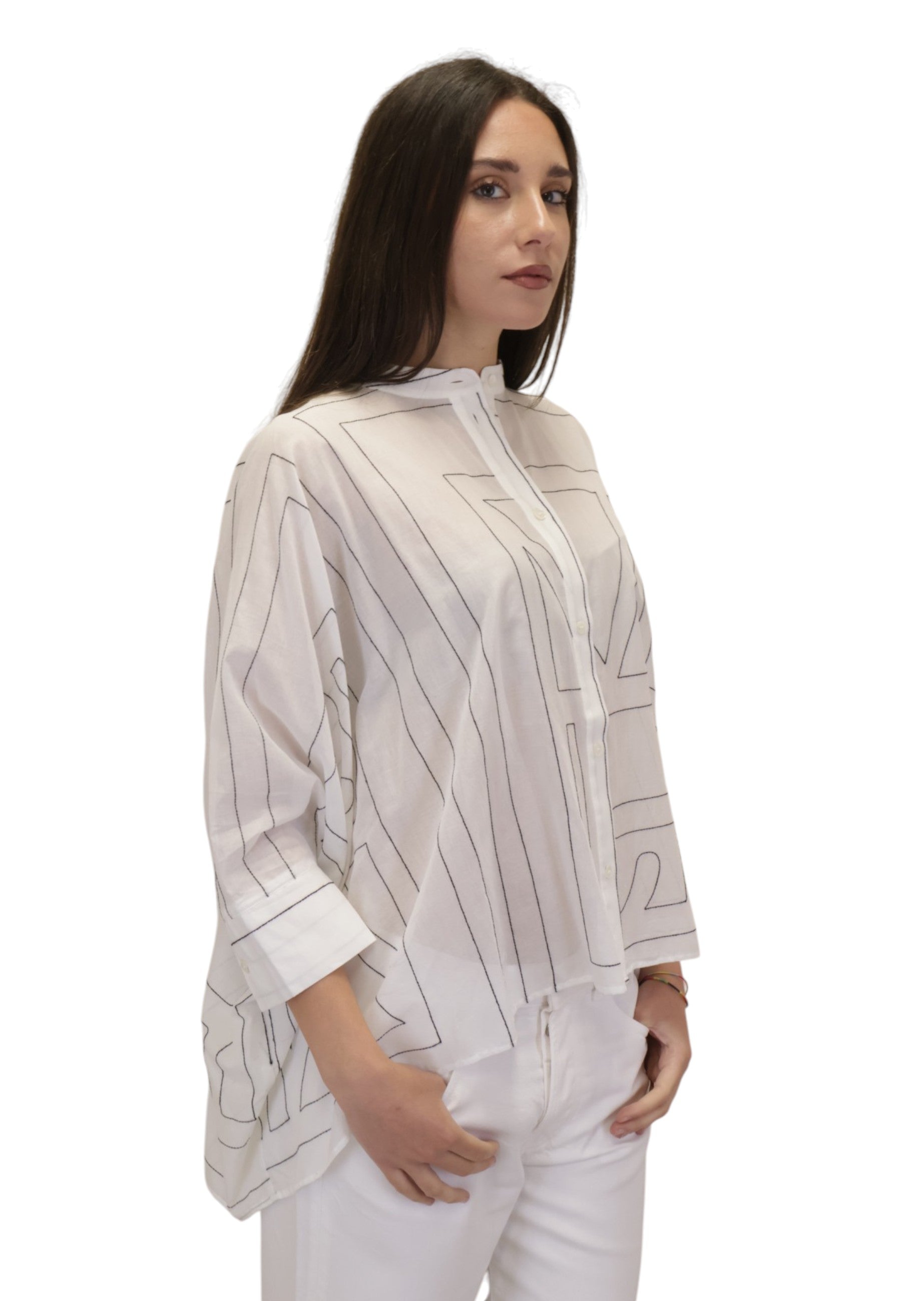 CAMICIE MANICA CORTA Bianco Meimei J