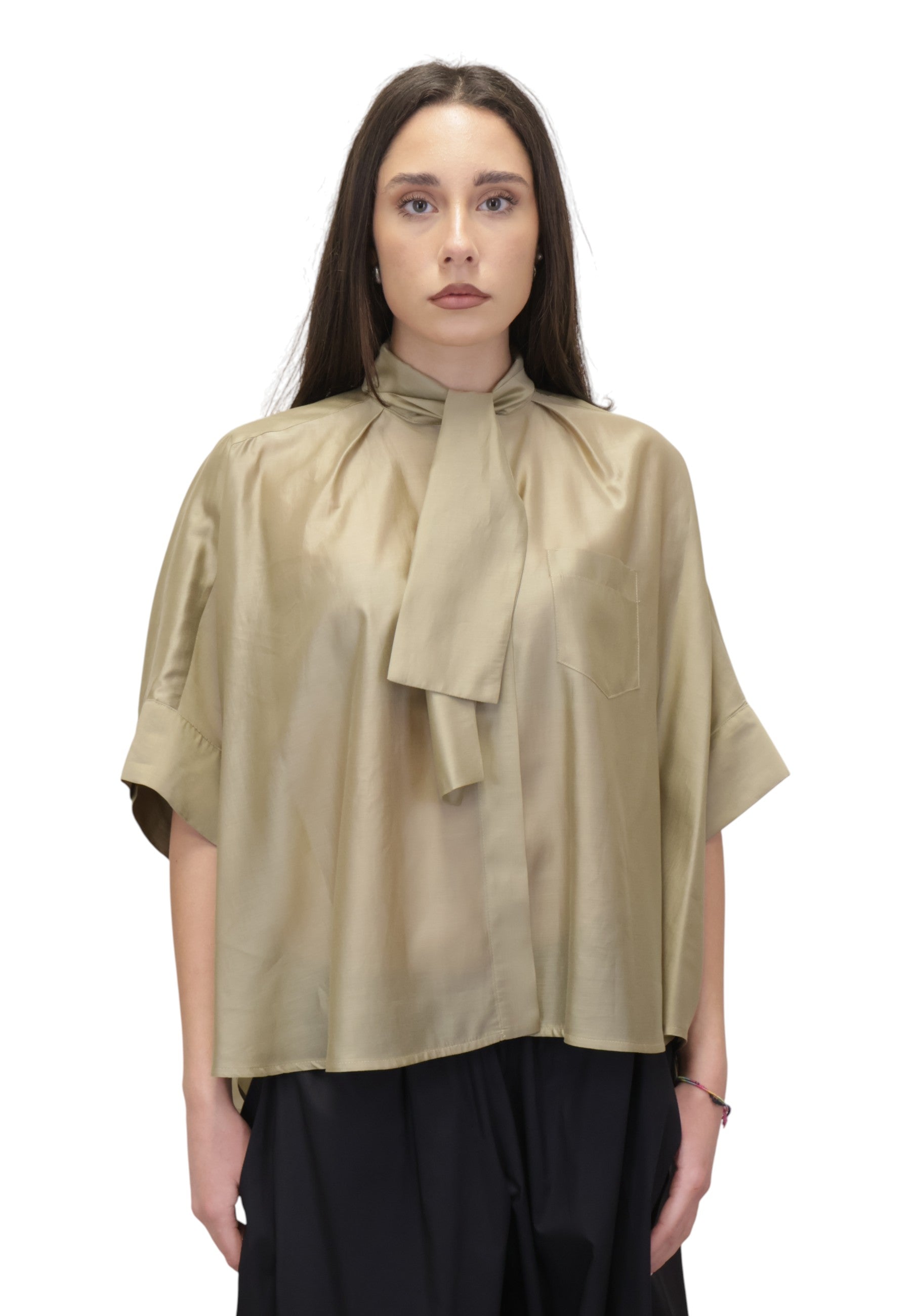 CAMICIE MANICA CORTA Beige Meimei J