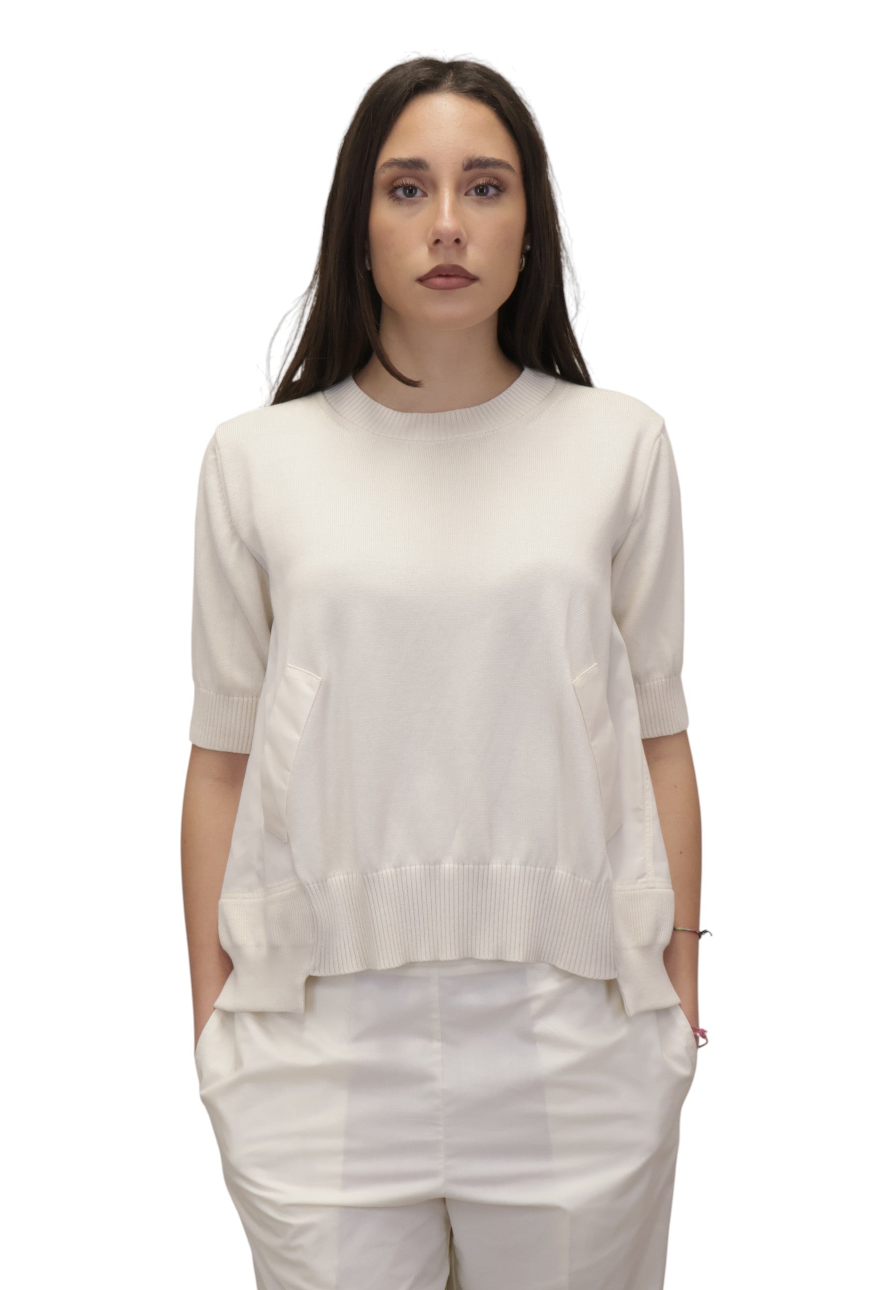 MAGLIE A GIROCOLLO Panna Meimei J