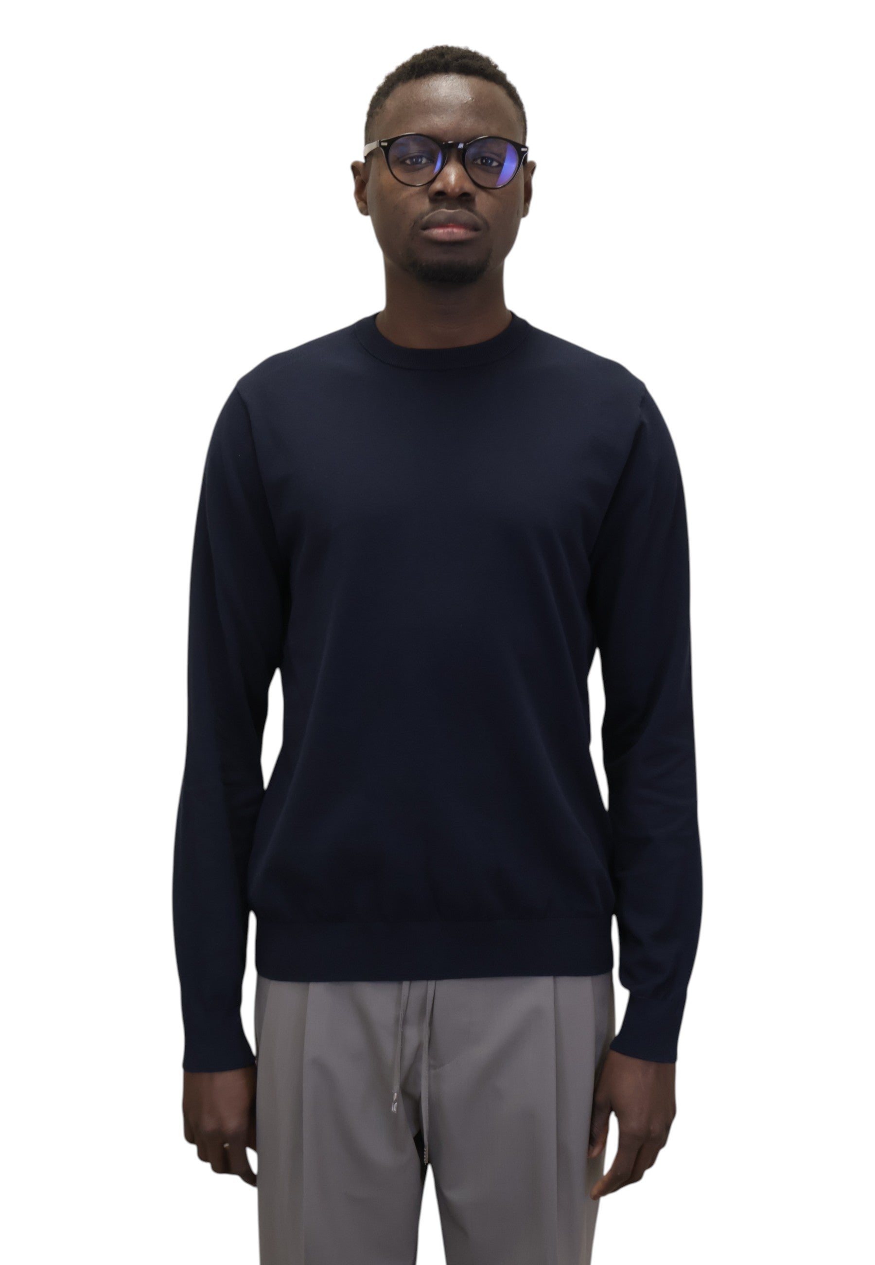 GIROCOLLO MANICA LUNGA Blu Jean Paul