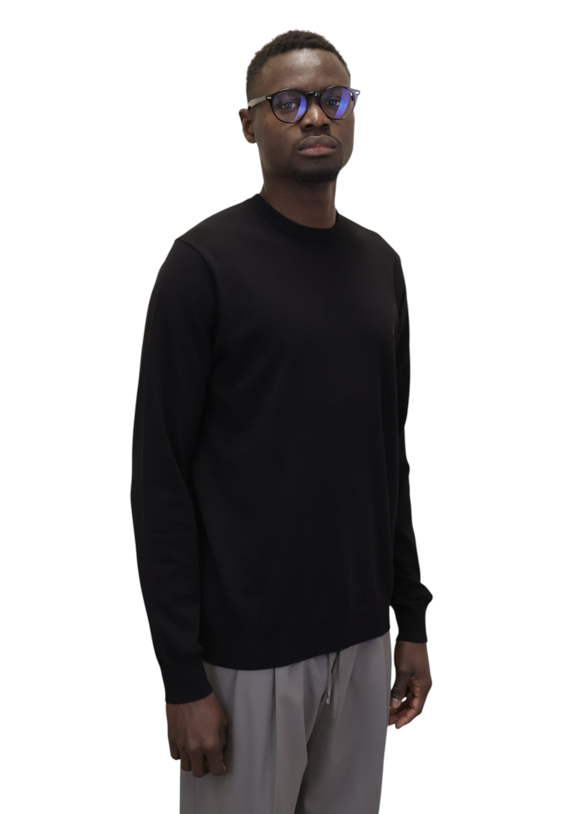 GIROCOLLO MANICA LUNGA Nero Jean Paul