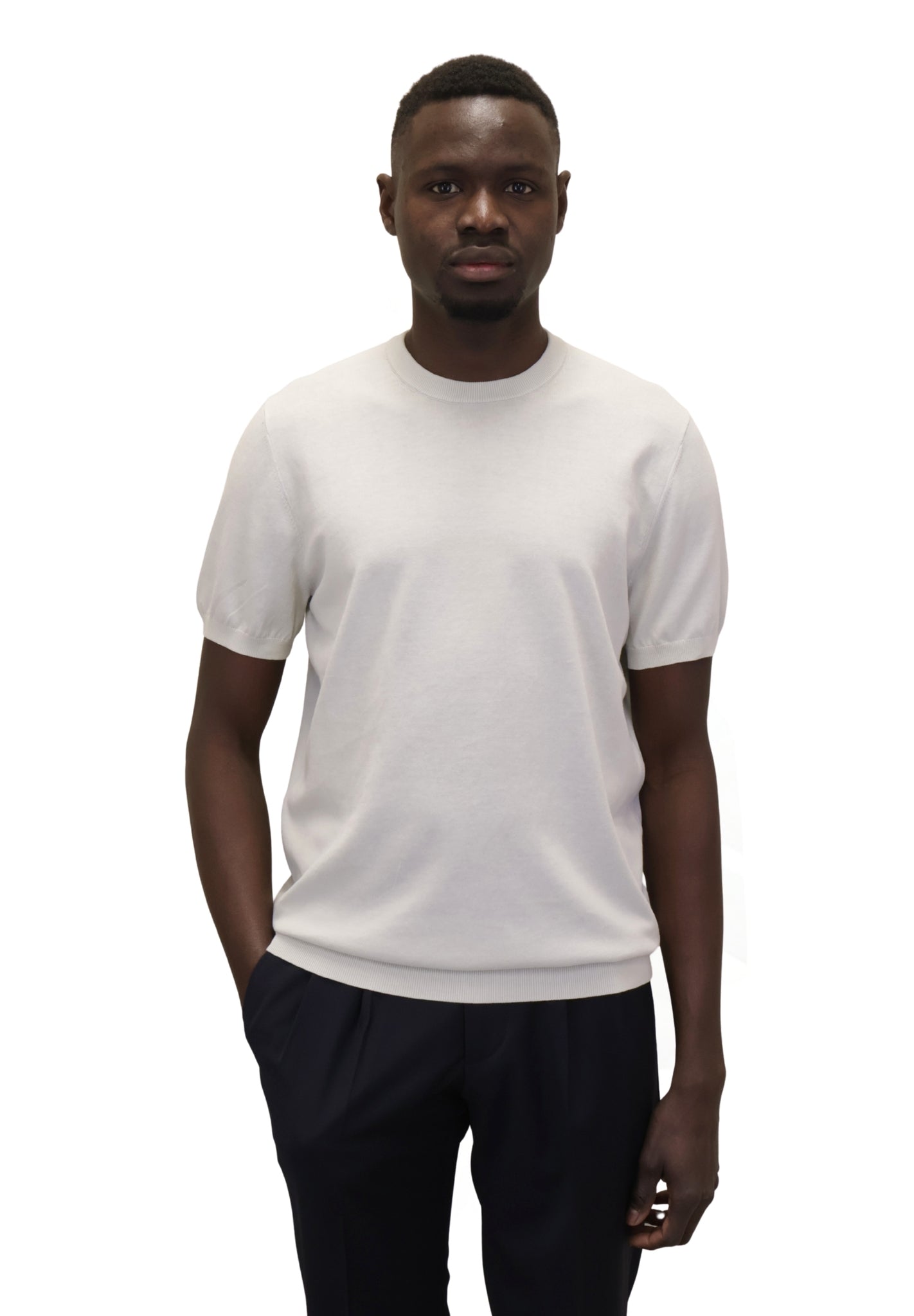 GIROCOLLO MANICA CORTA Grigio Jean Paul