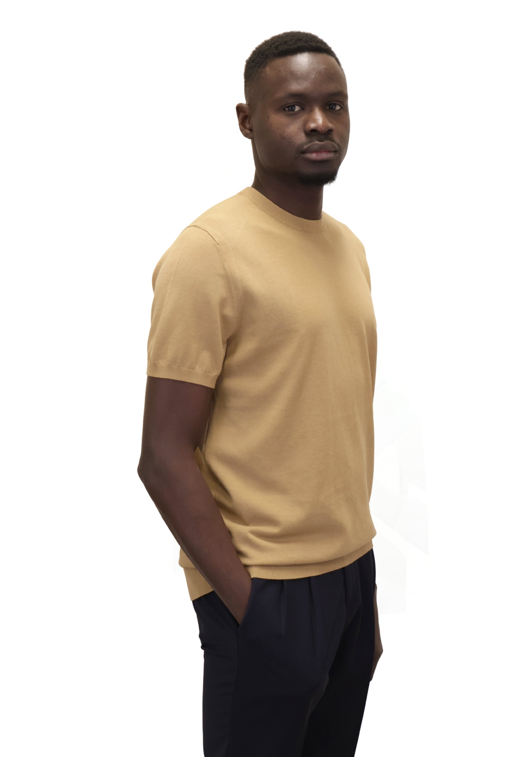 GIROCOLLO MANICA CORTA Beige Jean Paul