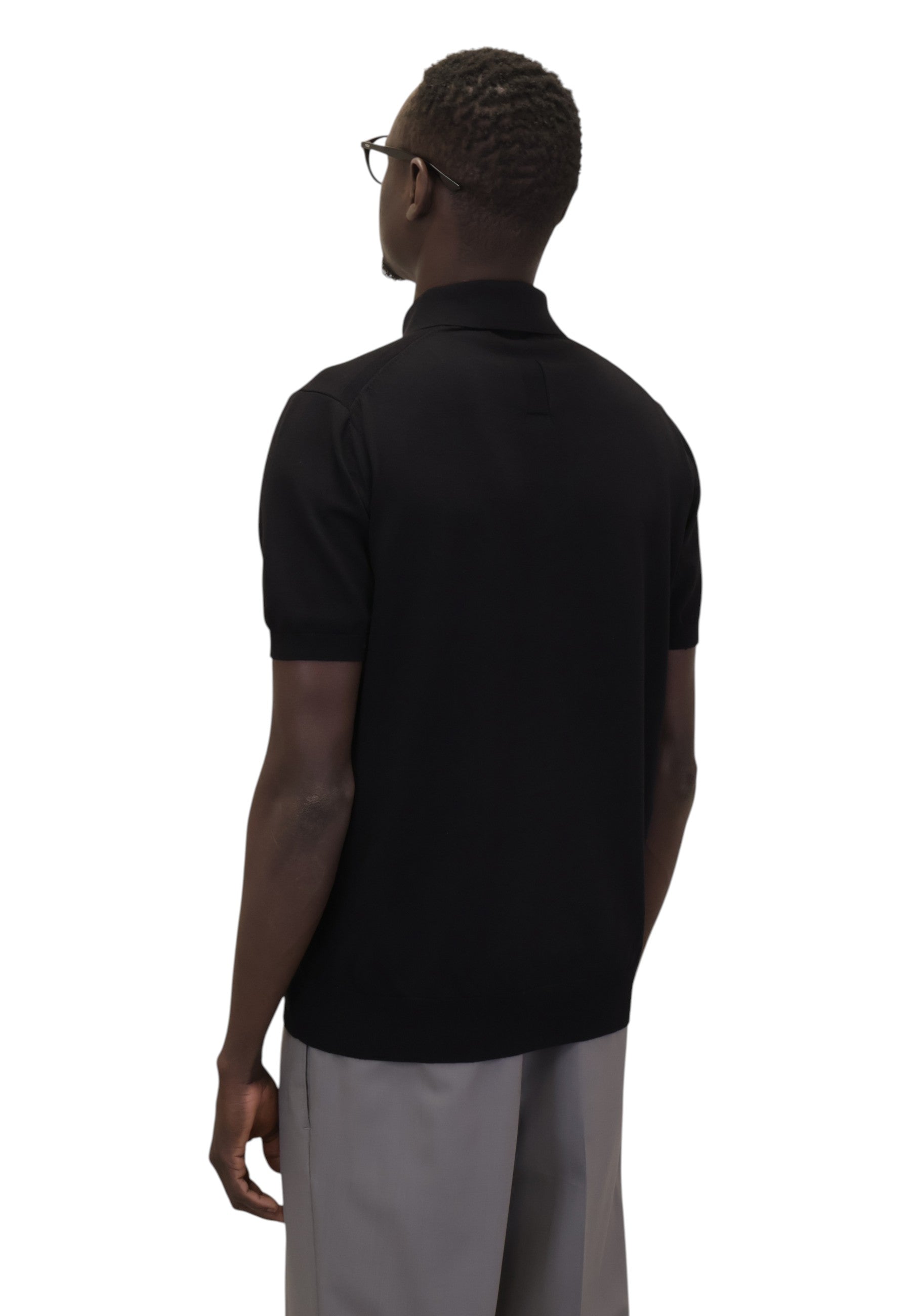 POLO A MANICA CORTA Nero Jean Paul