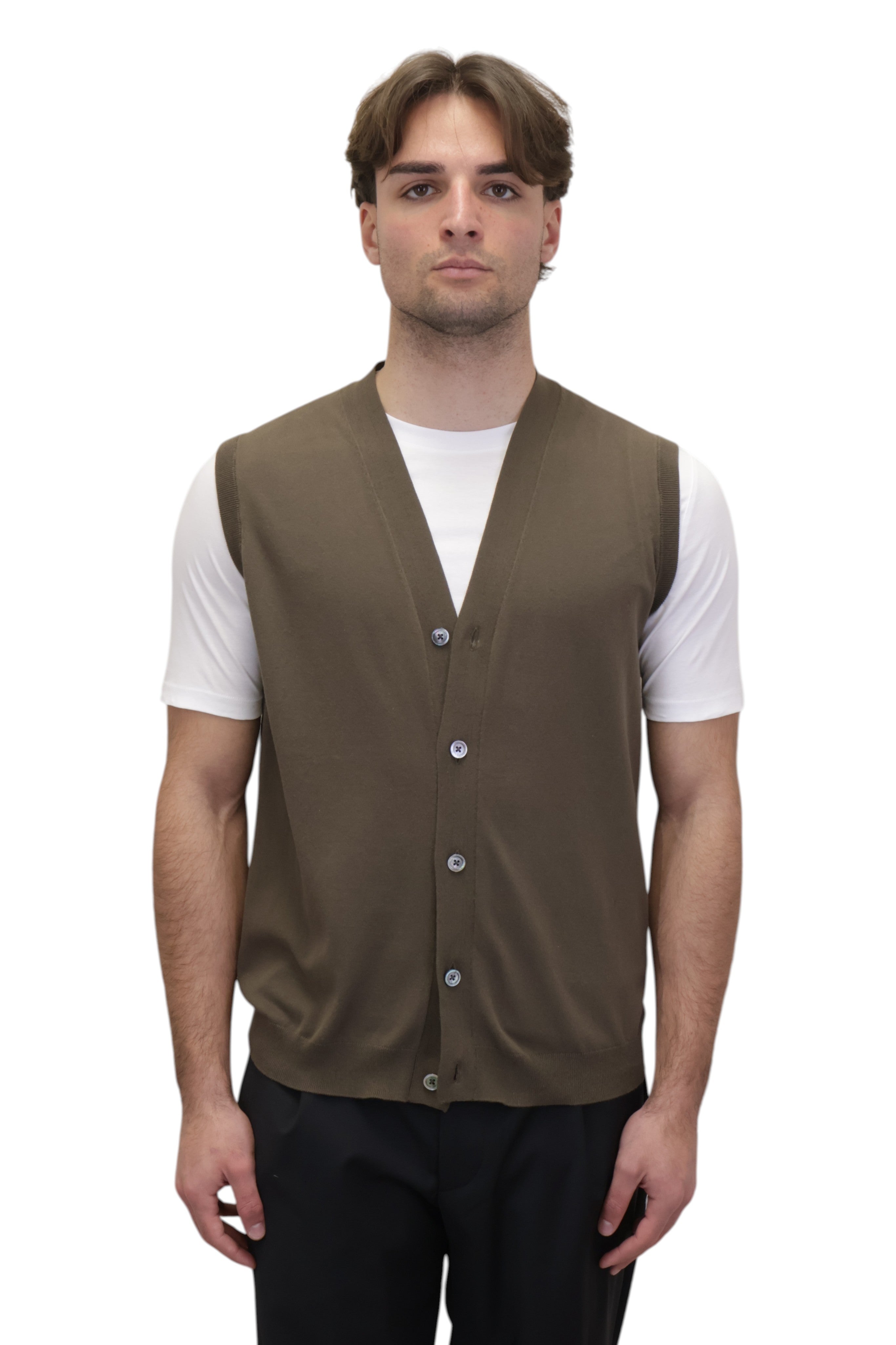 GILET Marrone Jean Paul