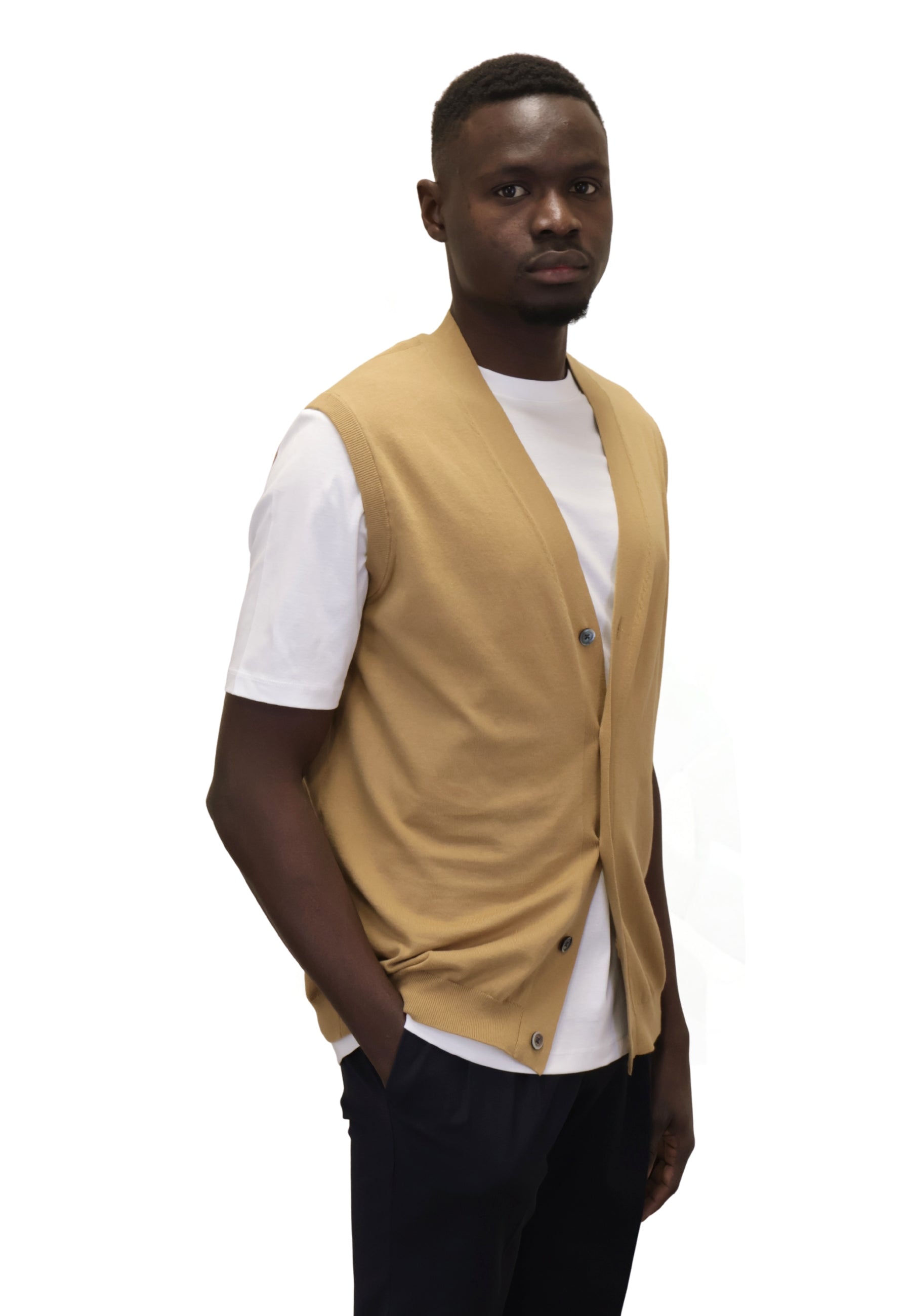 GILET Beige Jean Paul