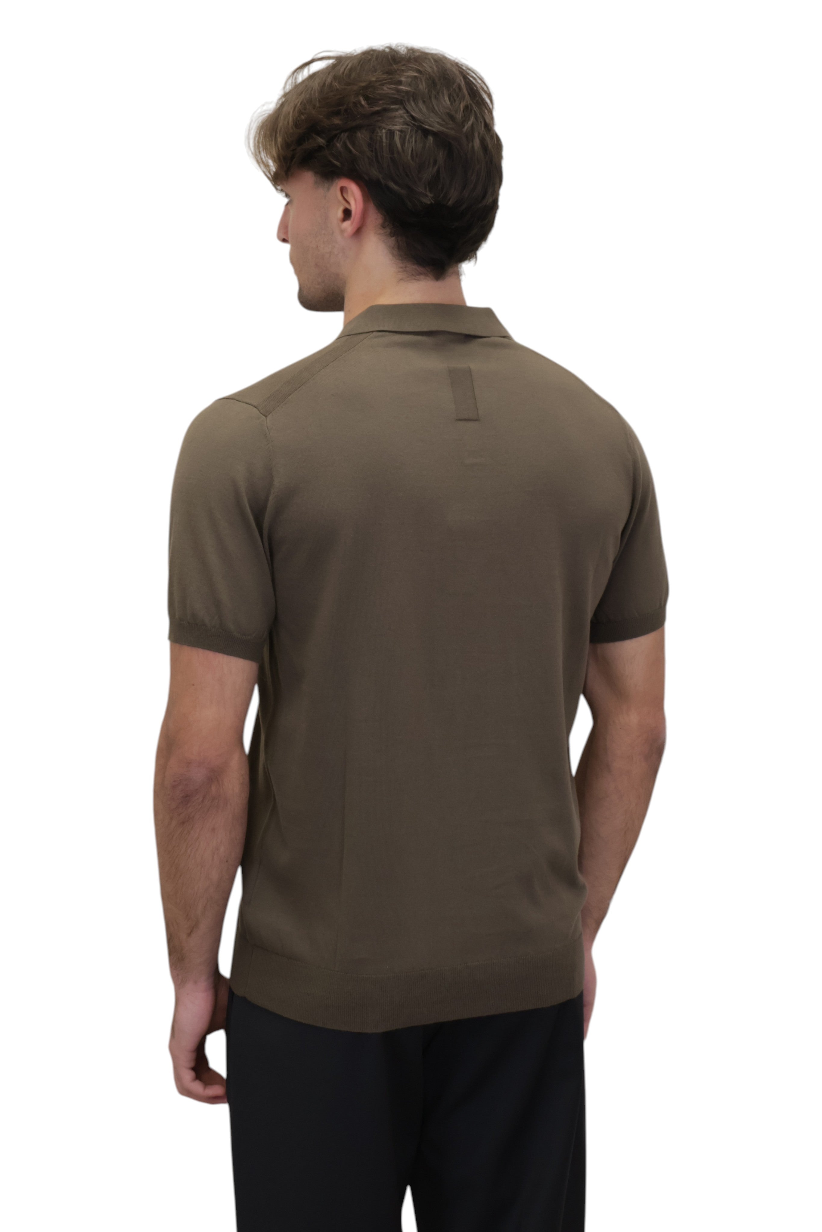 POLO A MANICA CORTA Marrone Jean Paul