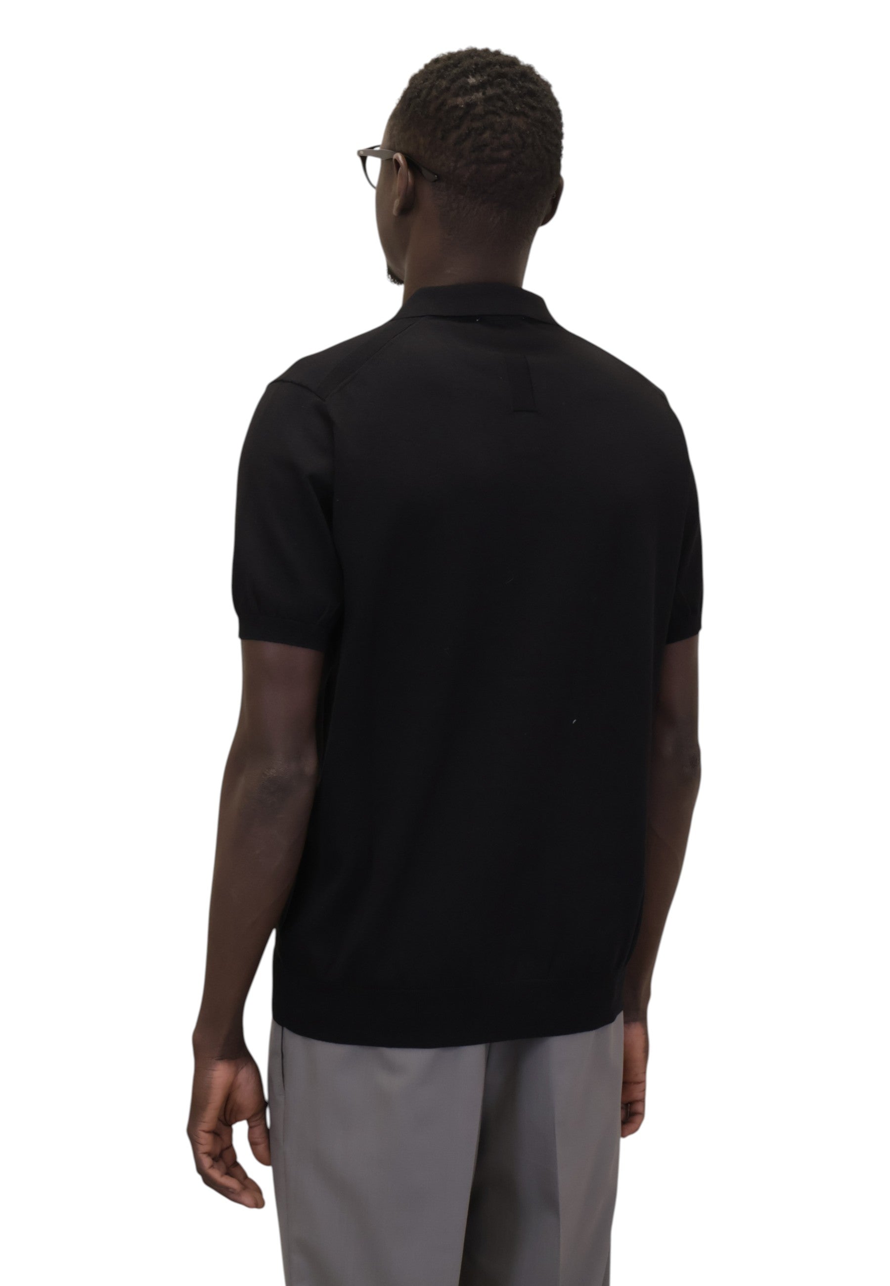 POLO A MANICA CORTA Nero Jean Paul