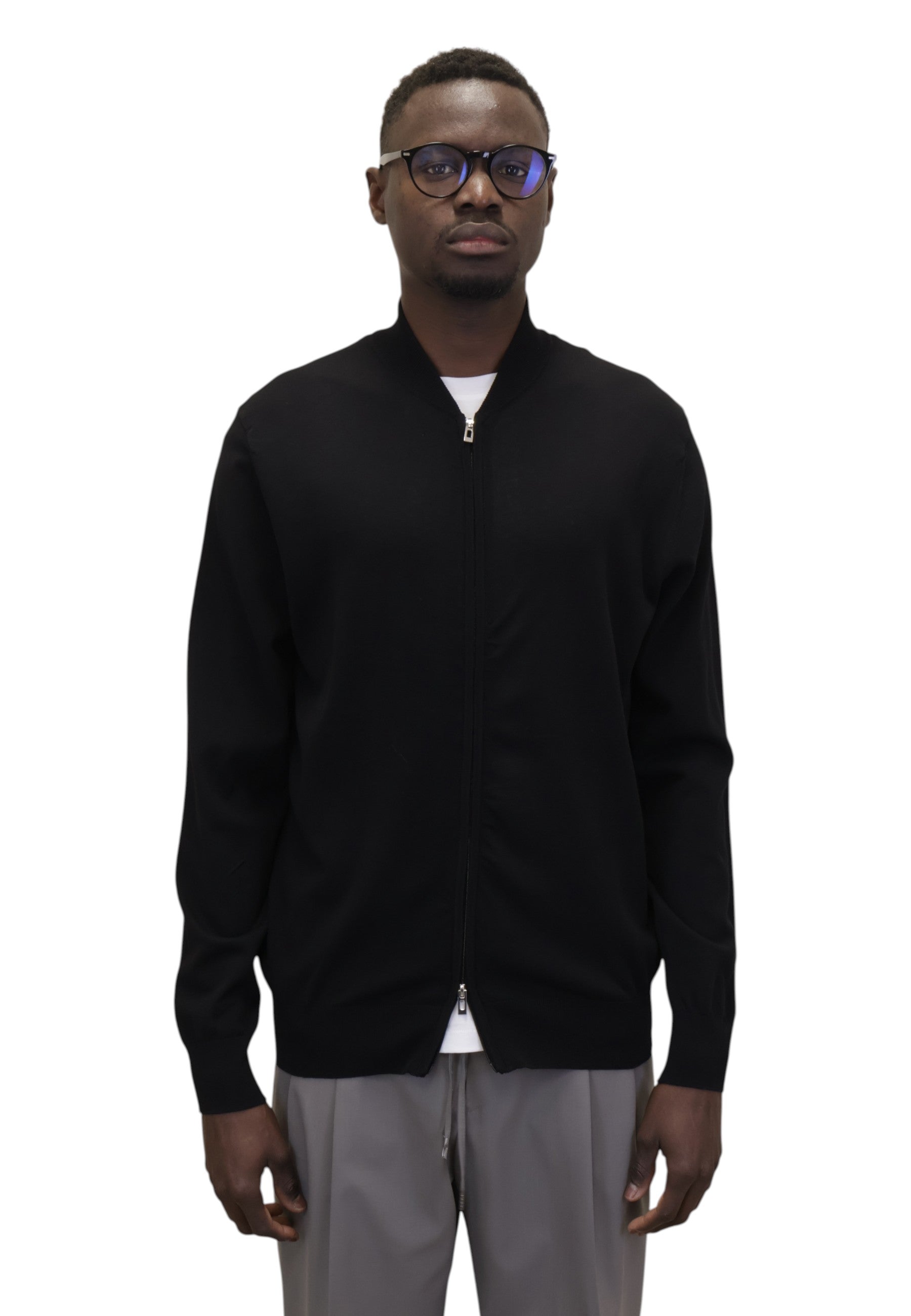 MAGLIE CON ZIP Nero Jean Paul