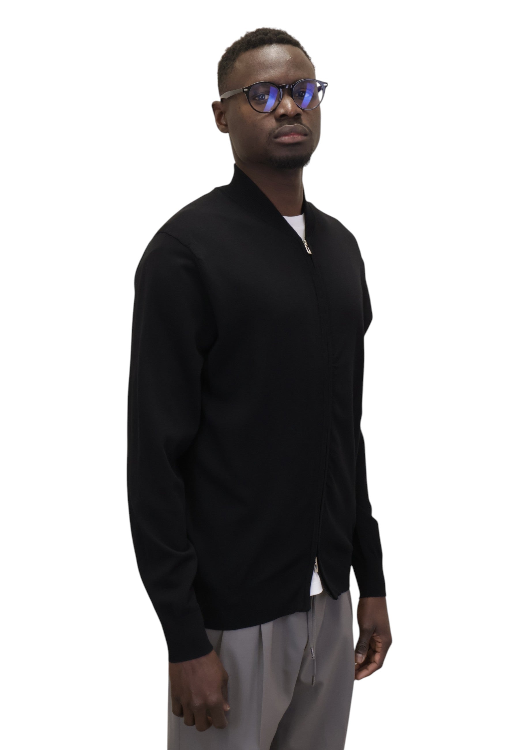 MAGLIE CON ZIP Nero Jean Paul