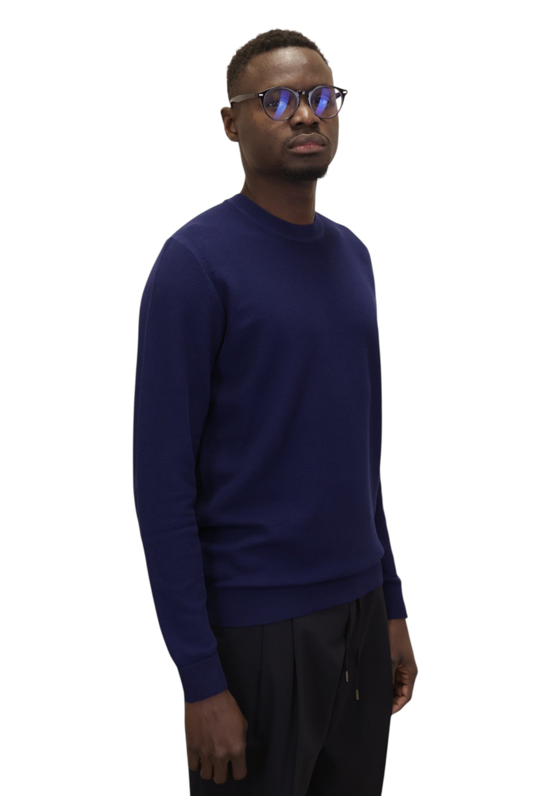 GIROCOLLO MANICA LUNGA Blu Jean Paul